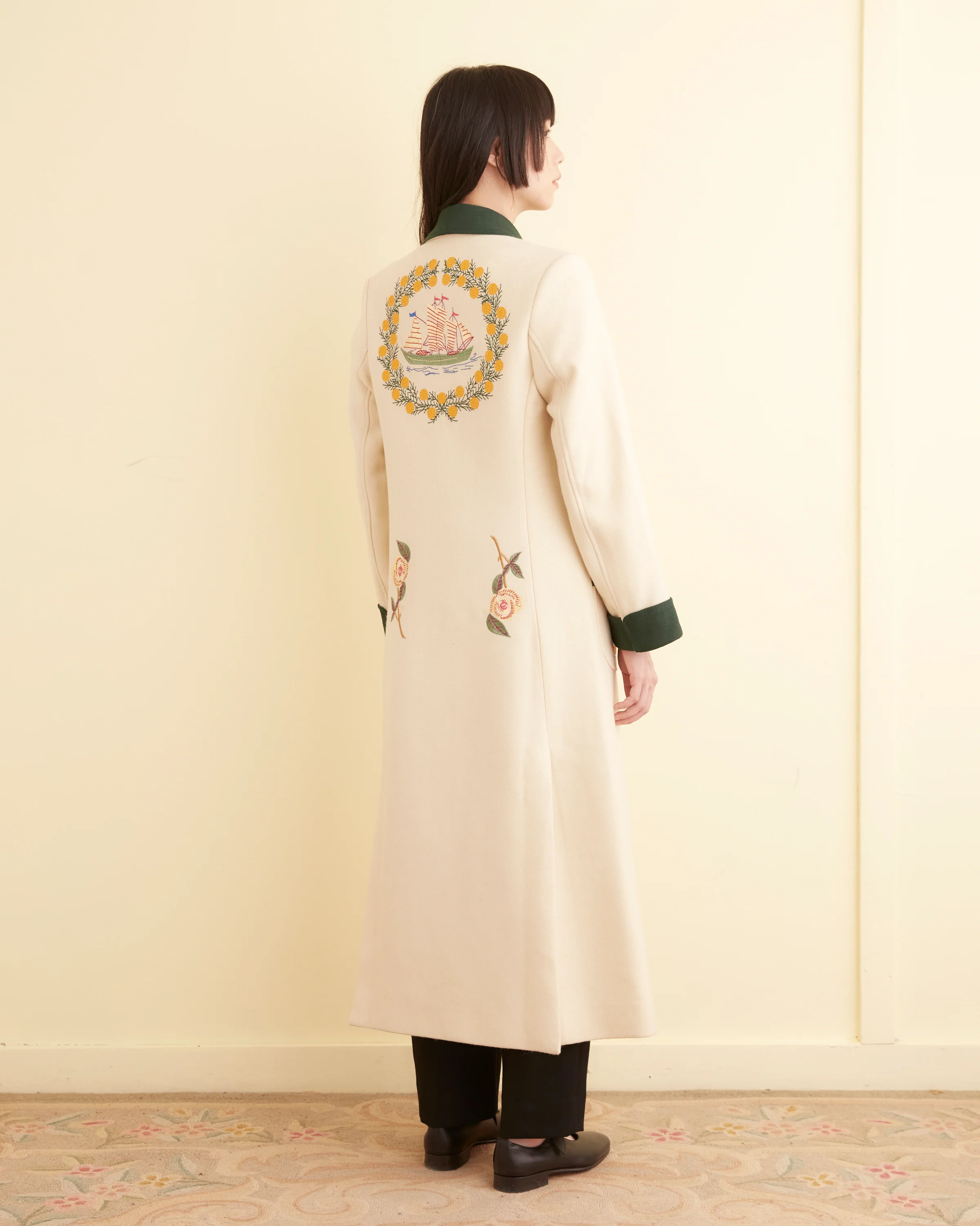 Embroidered Barque Theatre Coat - Image 4
