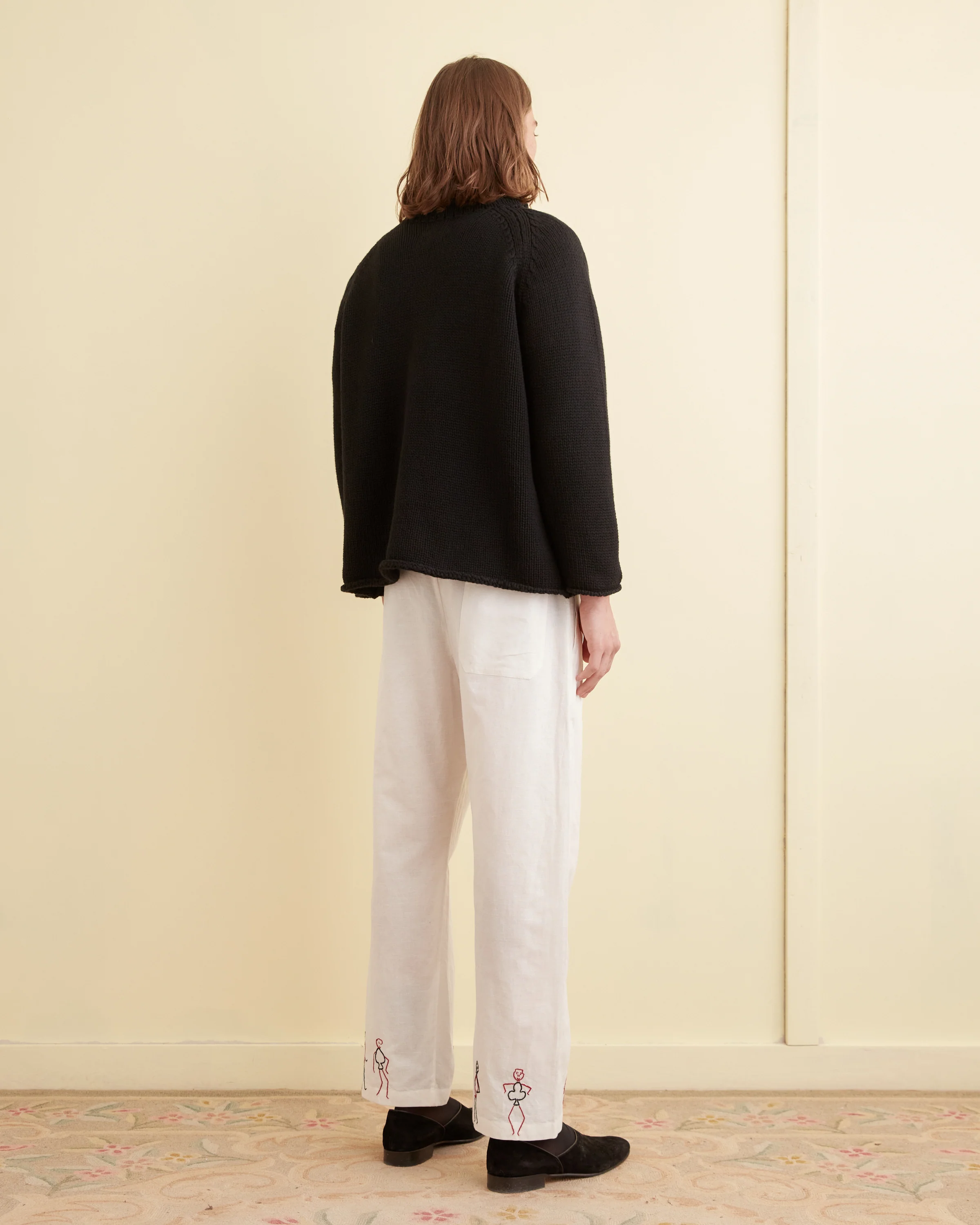 Embroidered Blackjack Pajama Pants - Image 4