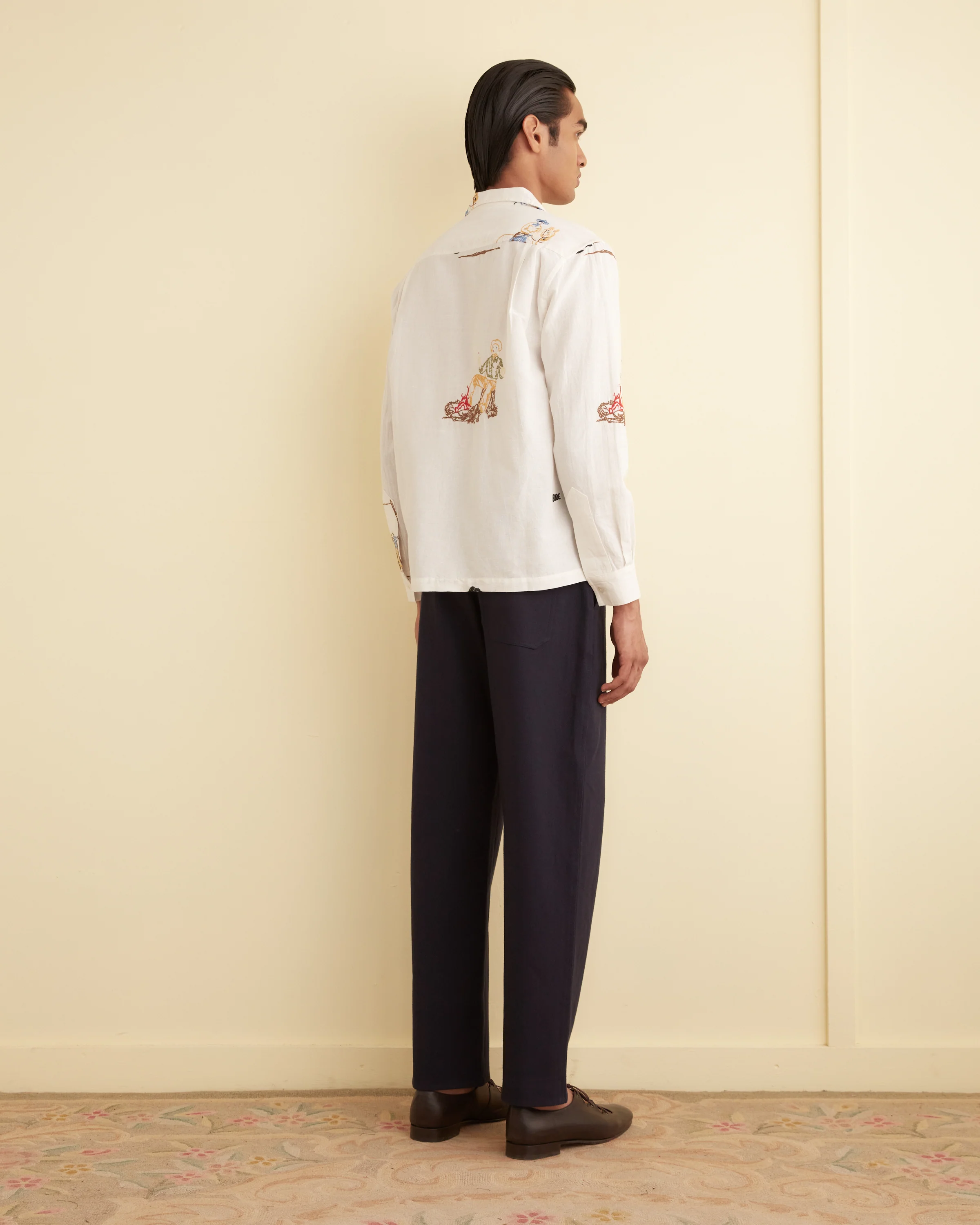 Embroidered Buckaroo Long Sleeve Shirt - Image 3