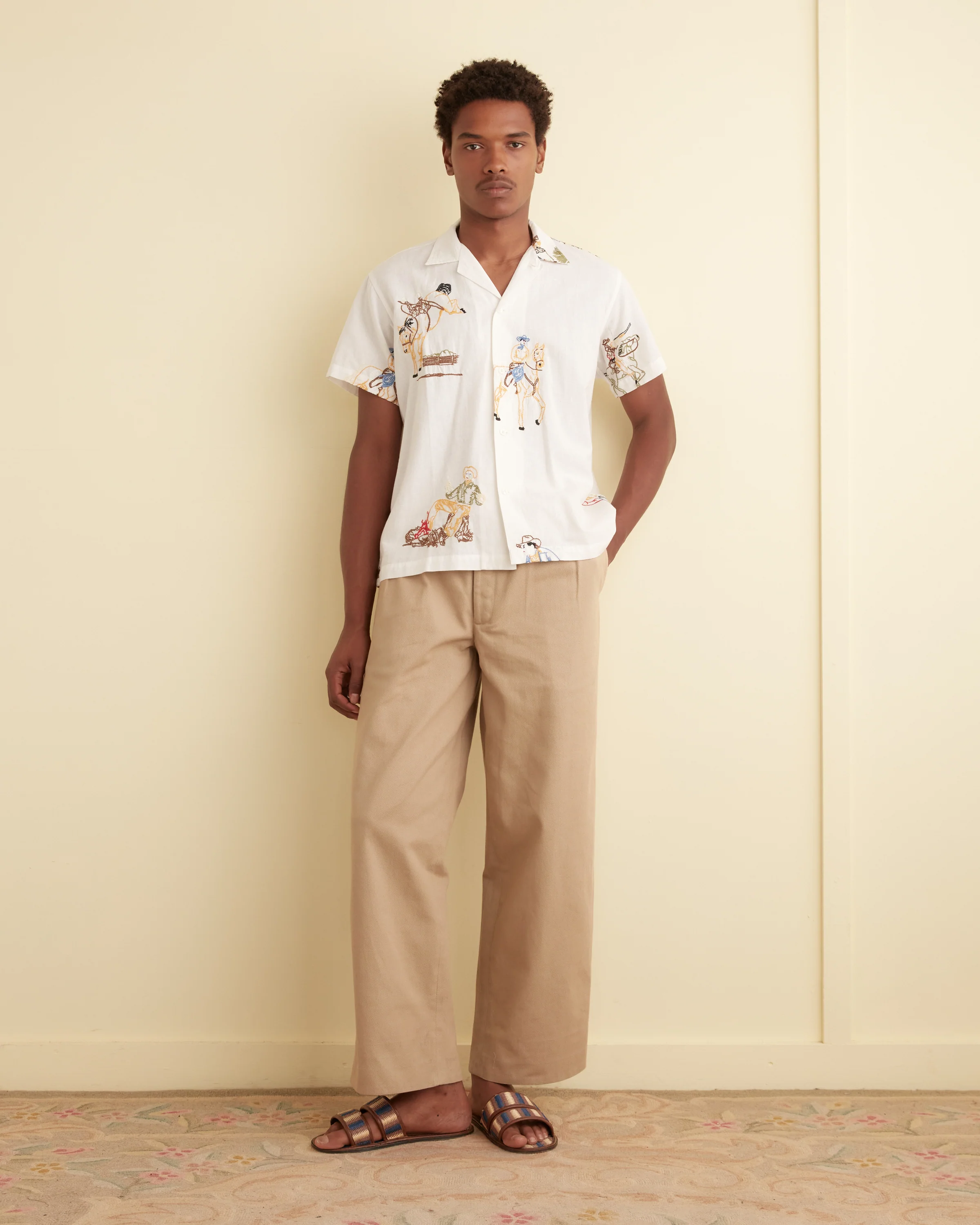 Embroidered Buckaroo Short Sleeve Shirt - Image 2