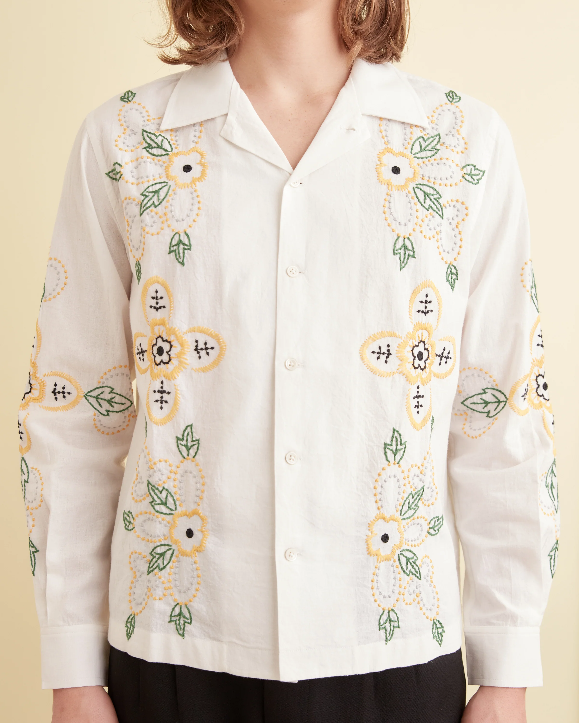 Embroidered Buttercup Long Sleeve Shirt - Image 2