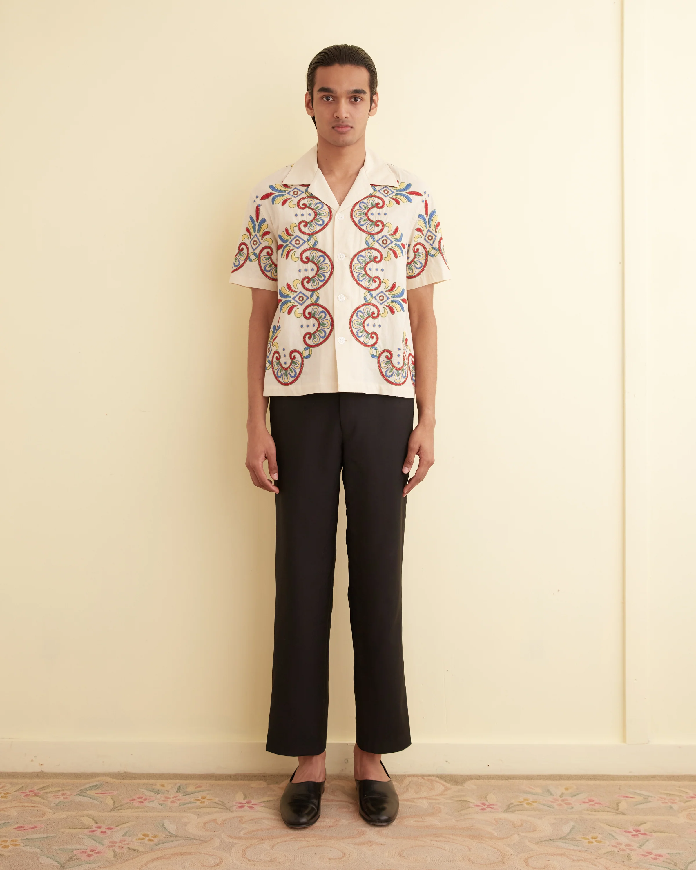 Embroidered Carnival Short Sleeve Shirt - Image 2