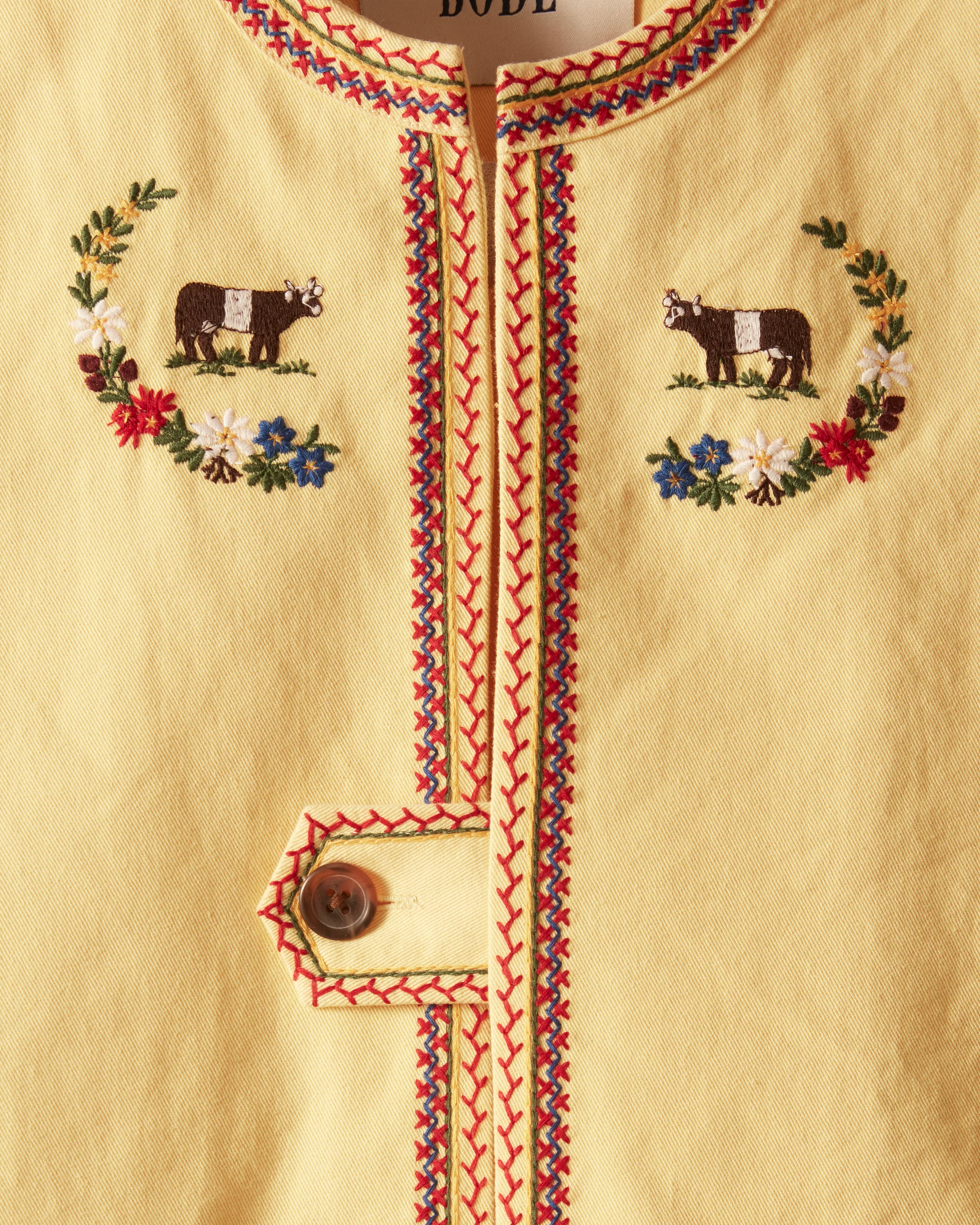 Embroidered Cow Jacket - Image 3