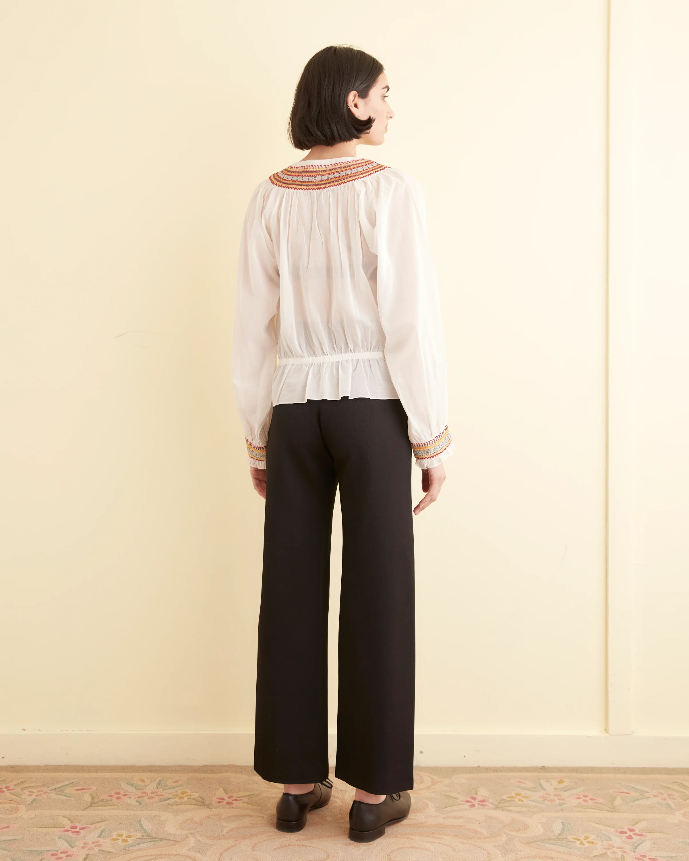 Embroidered Georgette Top - Image 3