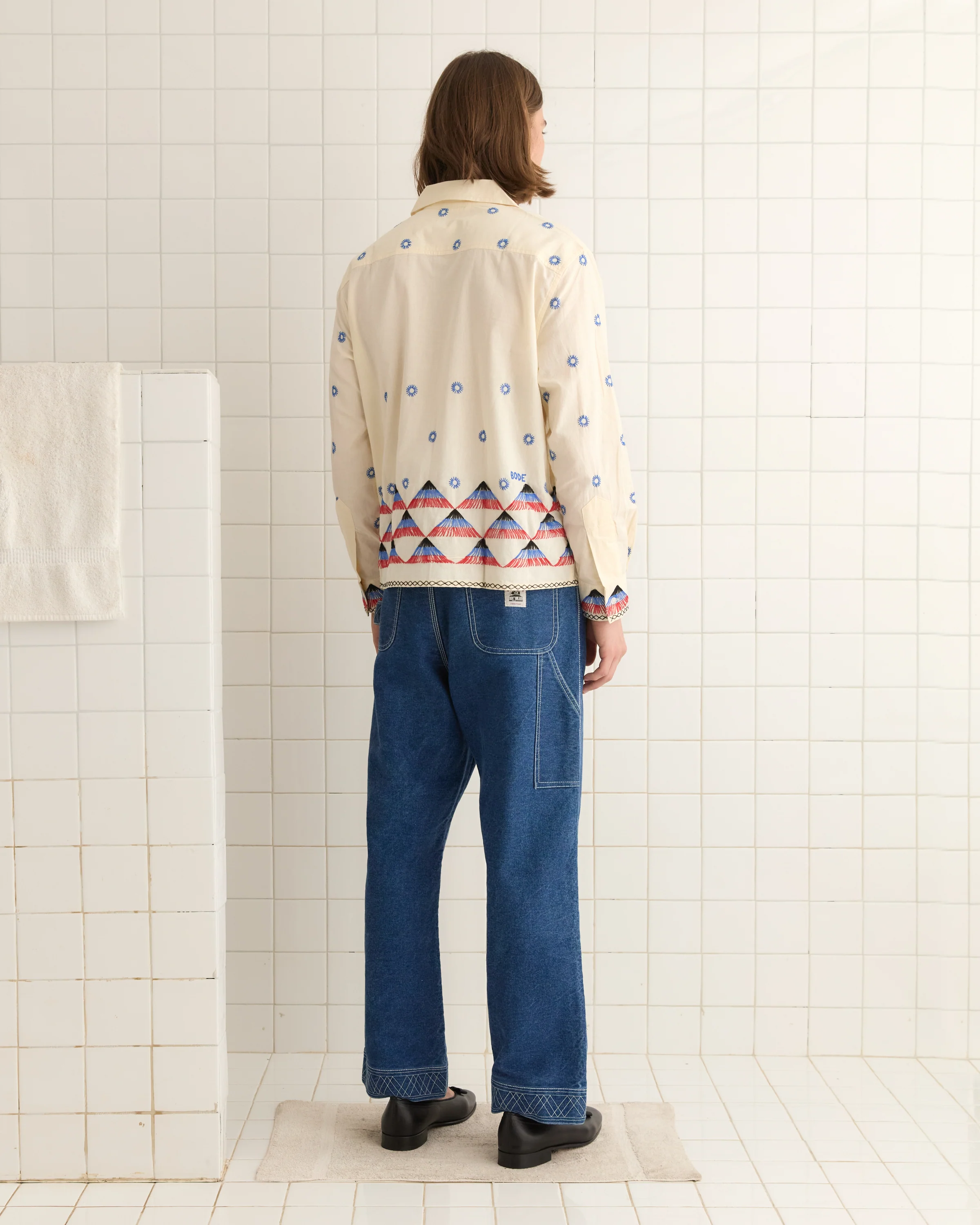 Embroidered Peak Long Sleeve Shirt - Image 3