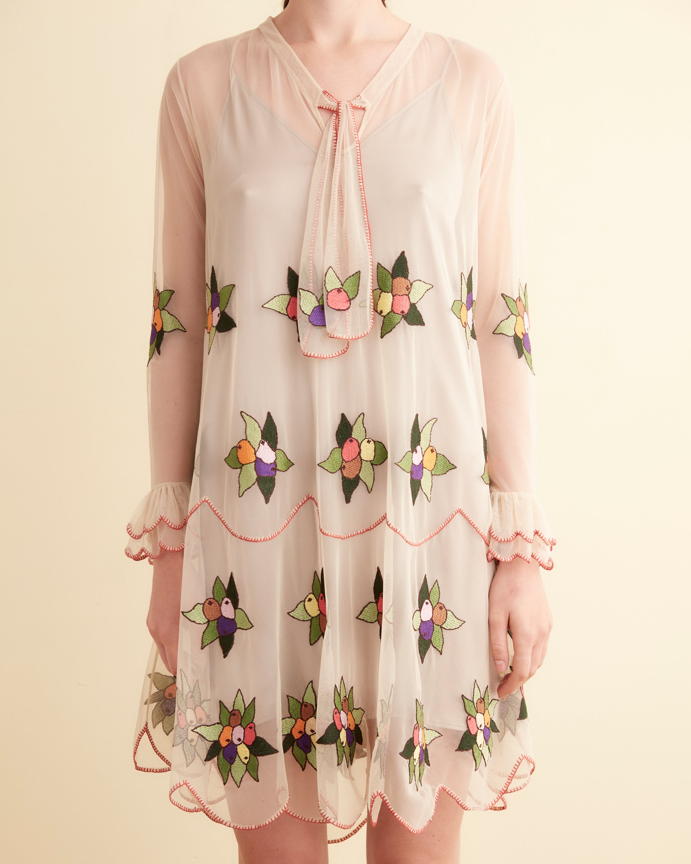 Embroidered Suncherry Dress - Image 3
