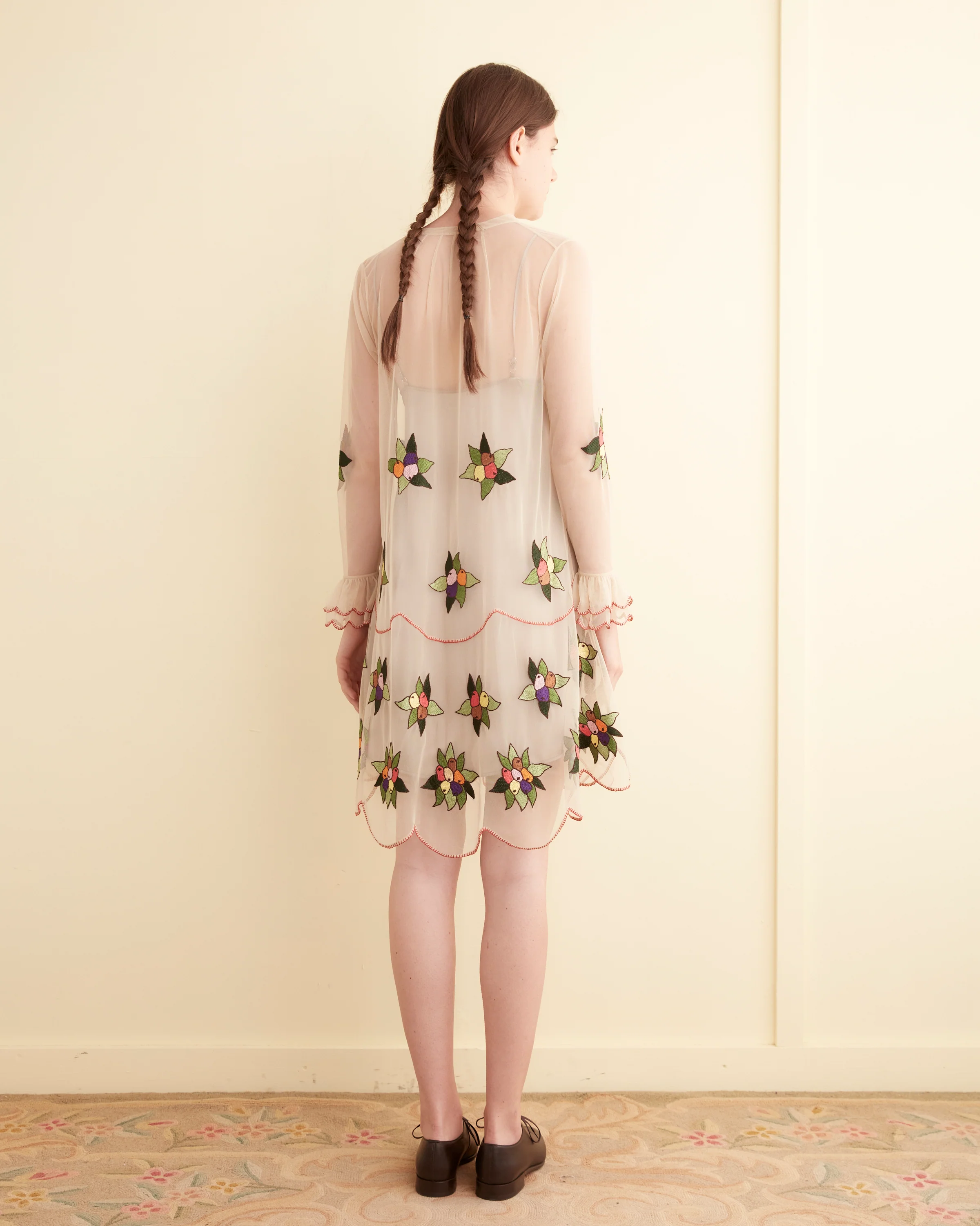 Embroidered Suncherry Dress - Image 4