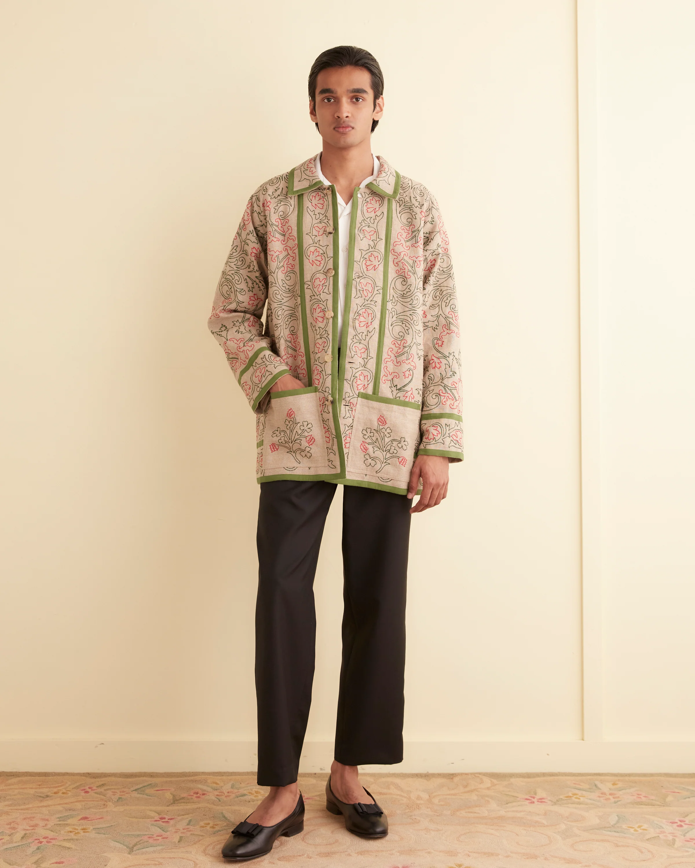 Embroidered Trumpetflower Coat - Image 2