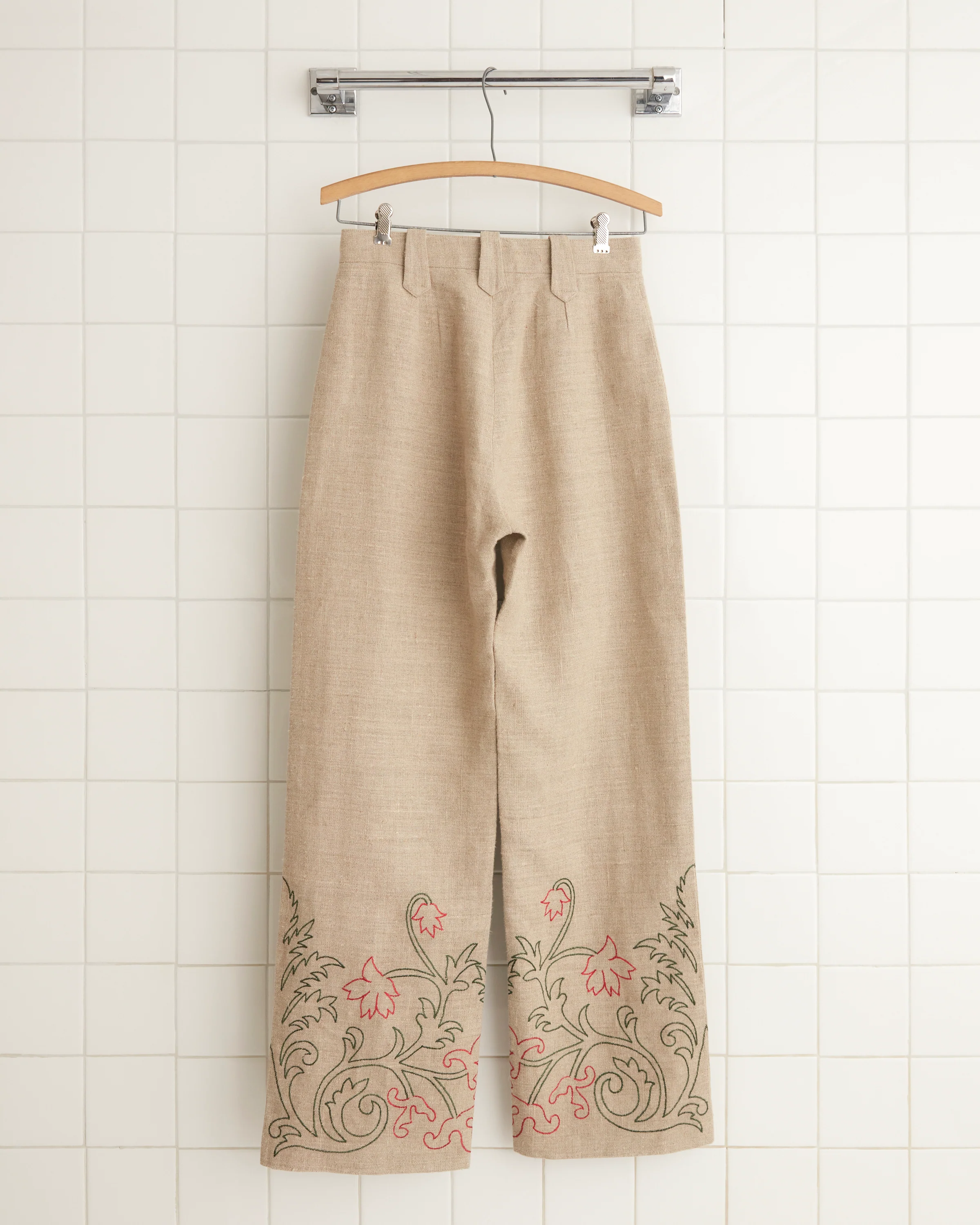 Embroidered Trumpetflower Murphy Trousers - Image 3