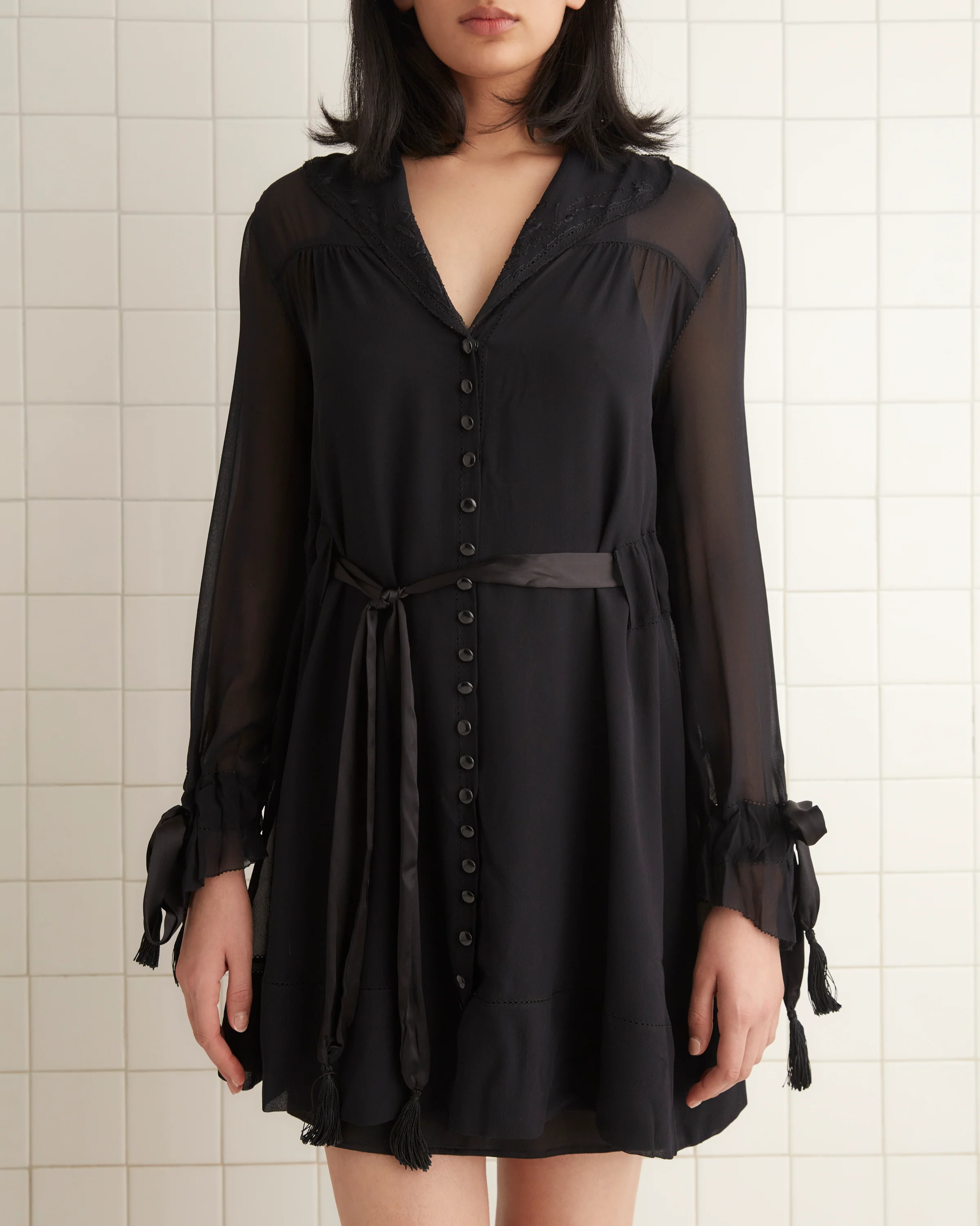 Finch Dress - Black - Image 3