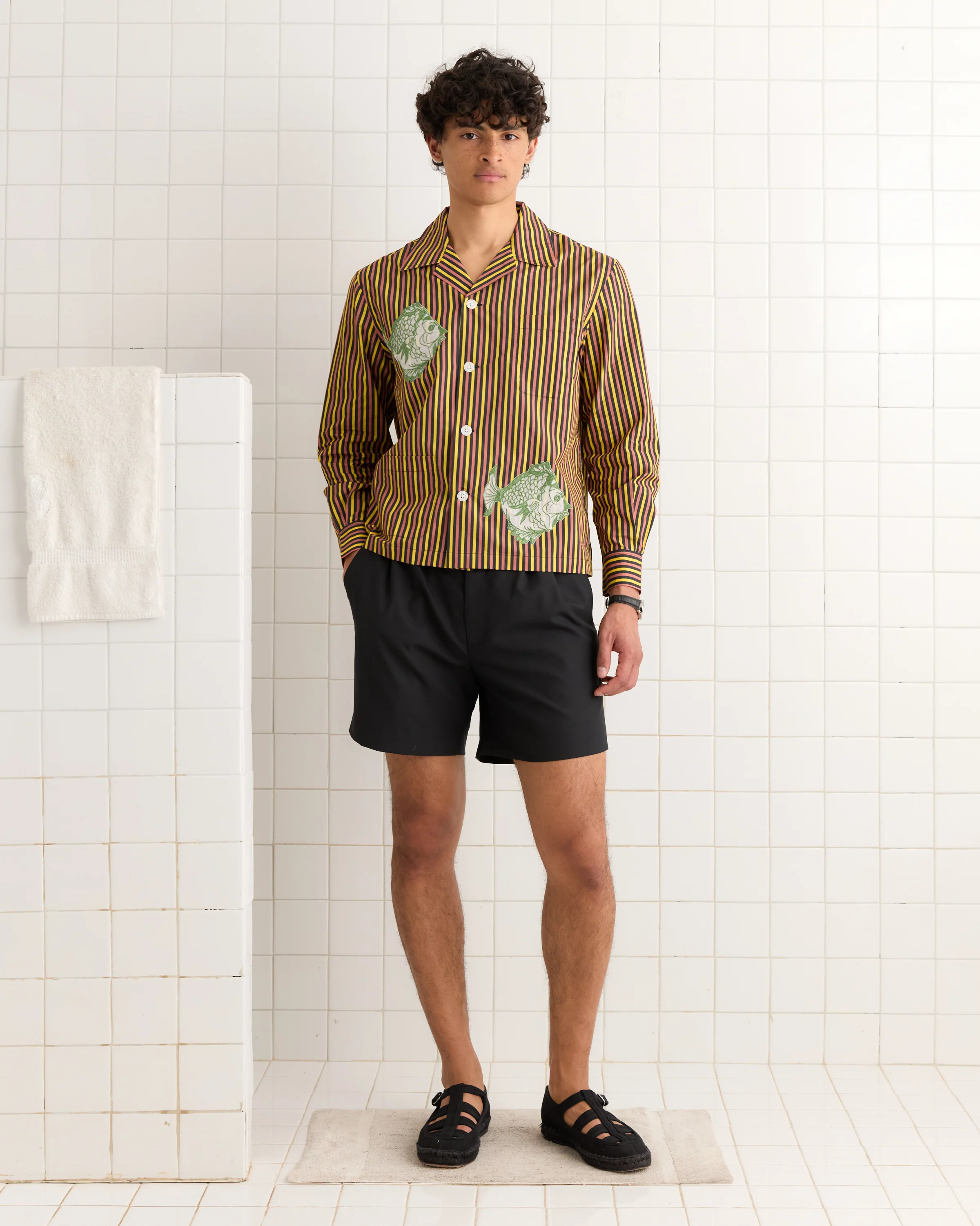 Fish Appliqué Long Sleeve Shirt - Image 2