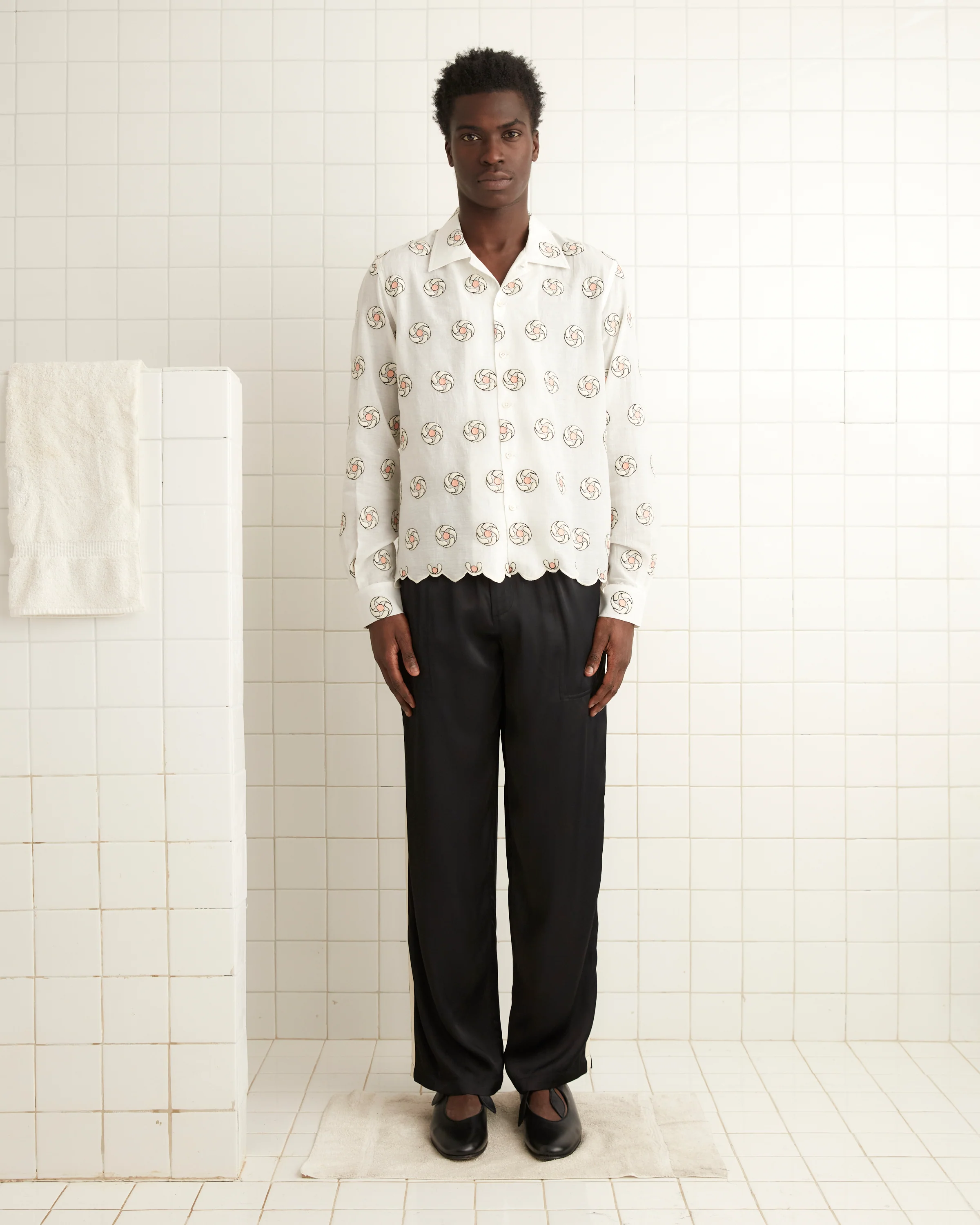 Floral Aperture Long Sleeve Shirt - Image 2