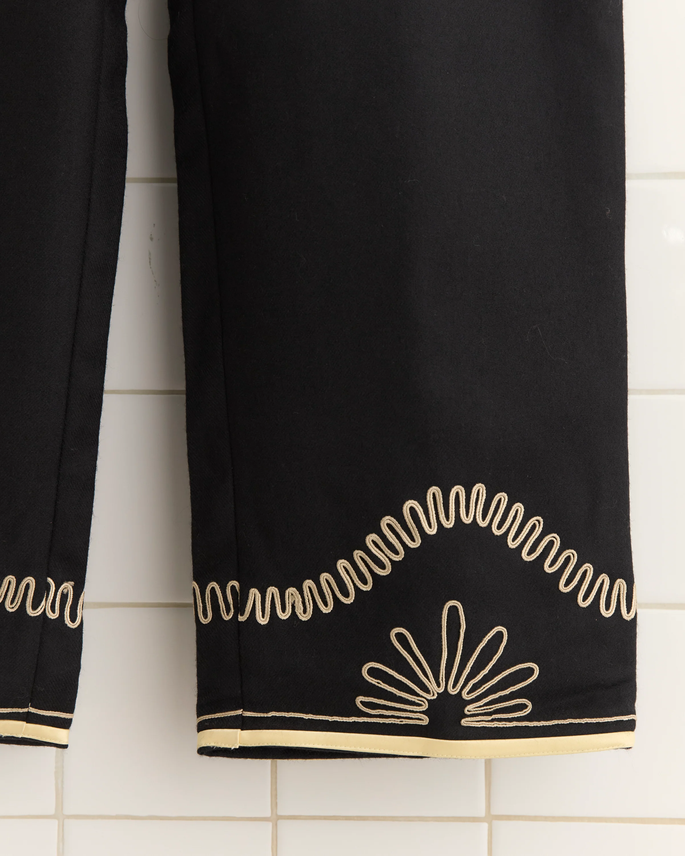 Floral Cording Trousers - Image 2