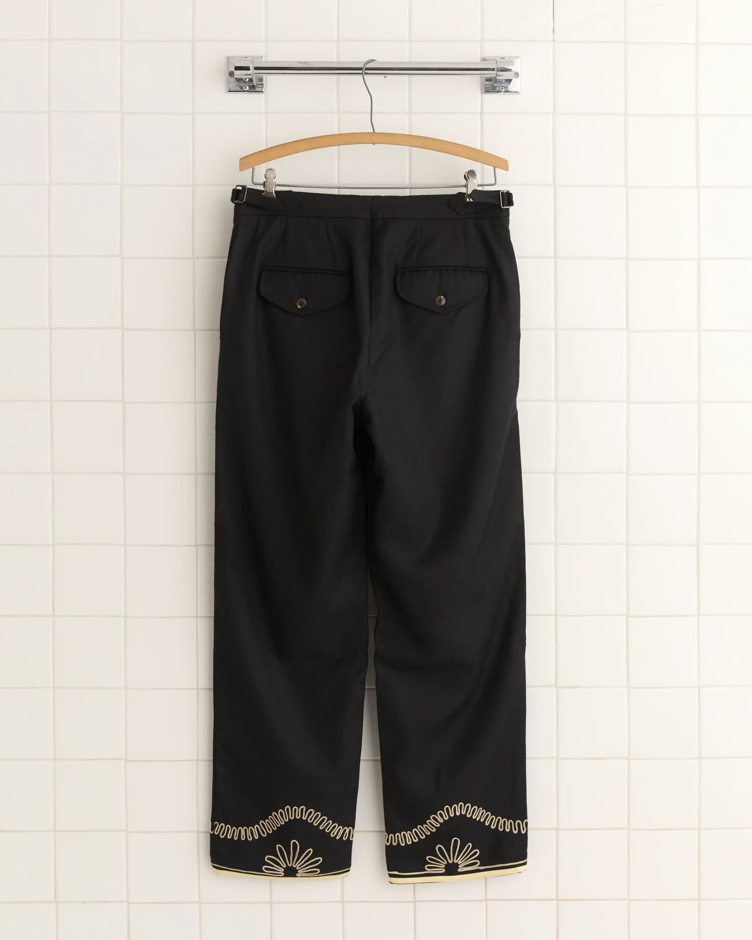 Floral Cording Trousers - Image 3