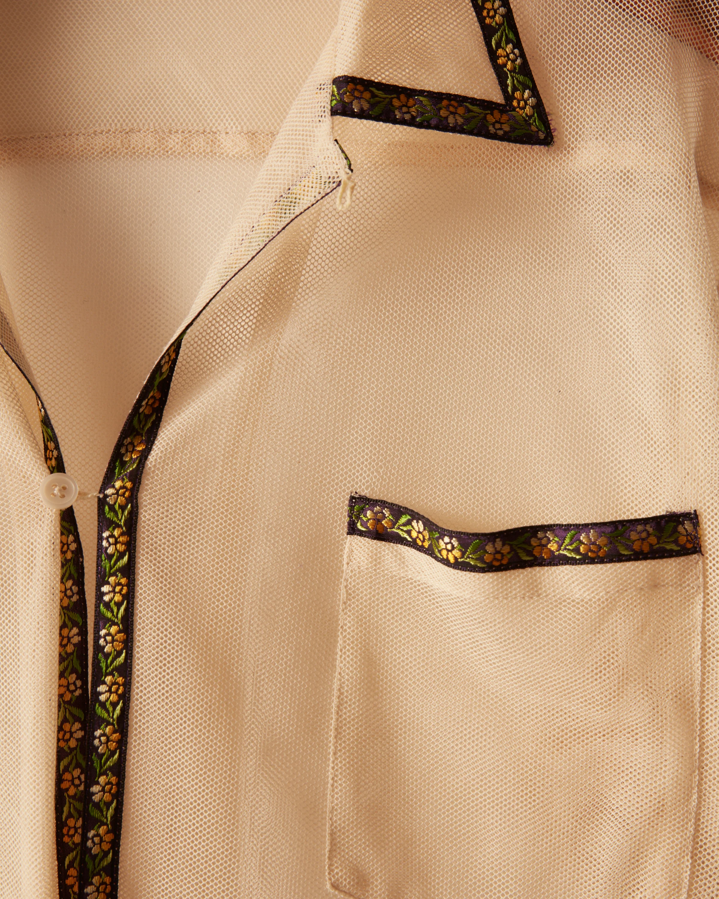 Floret Border Short Sleeve Shirt - Image 2