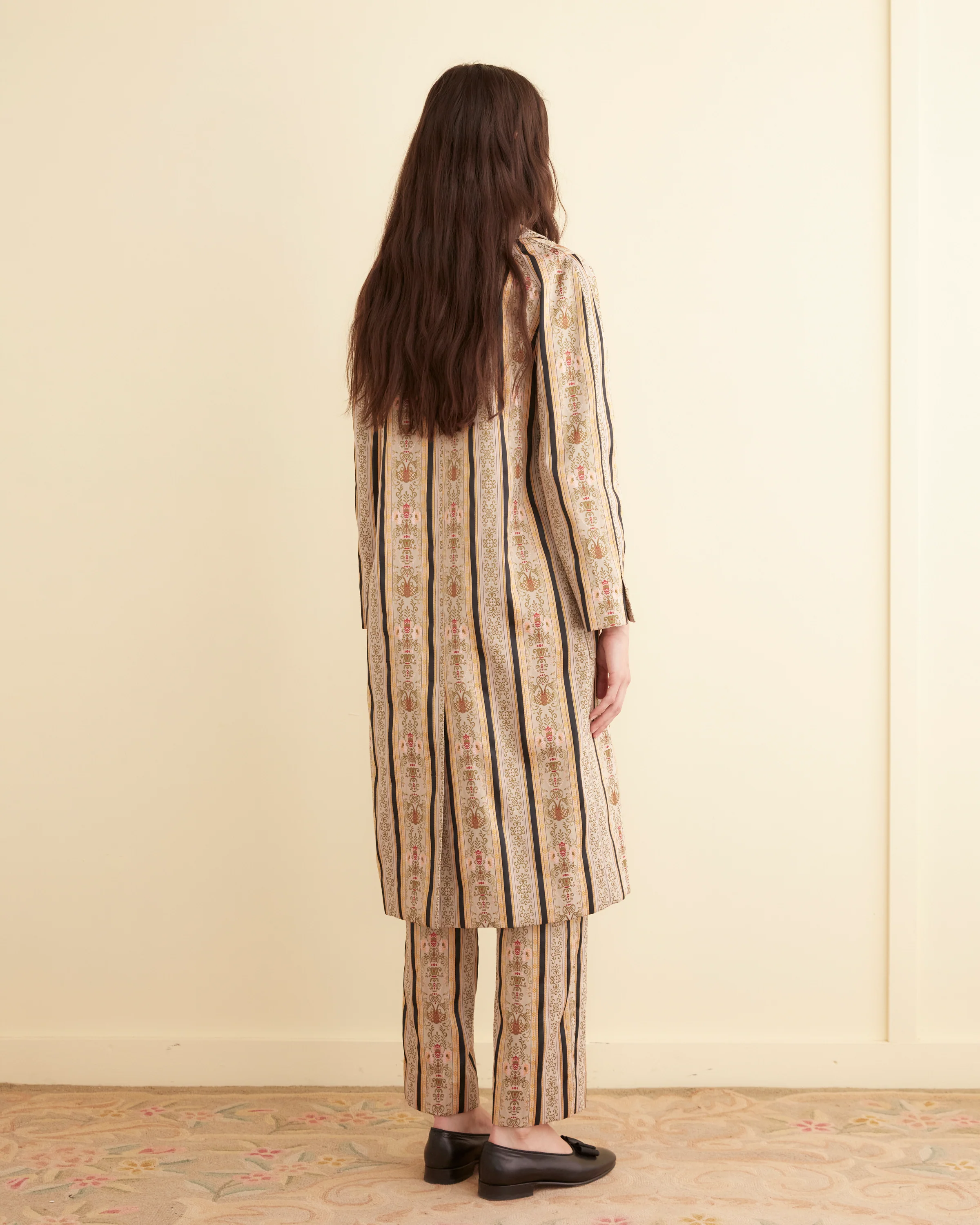 Floret Brocade Coat - Image 3