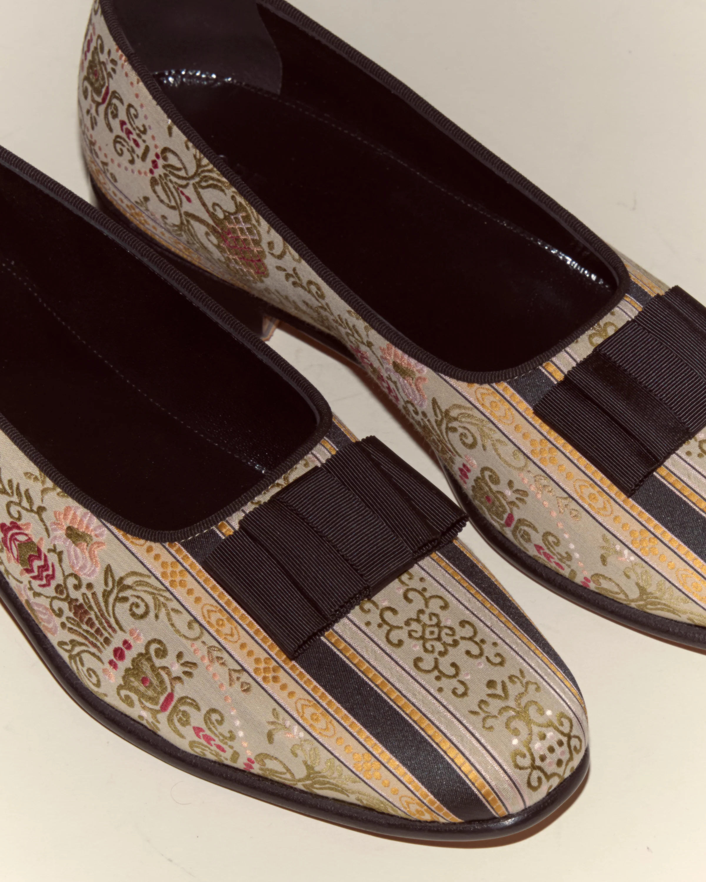 Floret Brocade Opera Pumps - Image 4