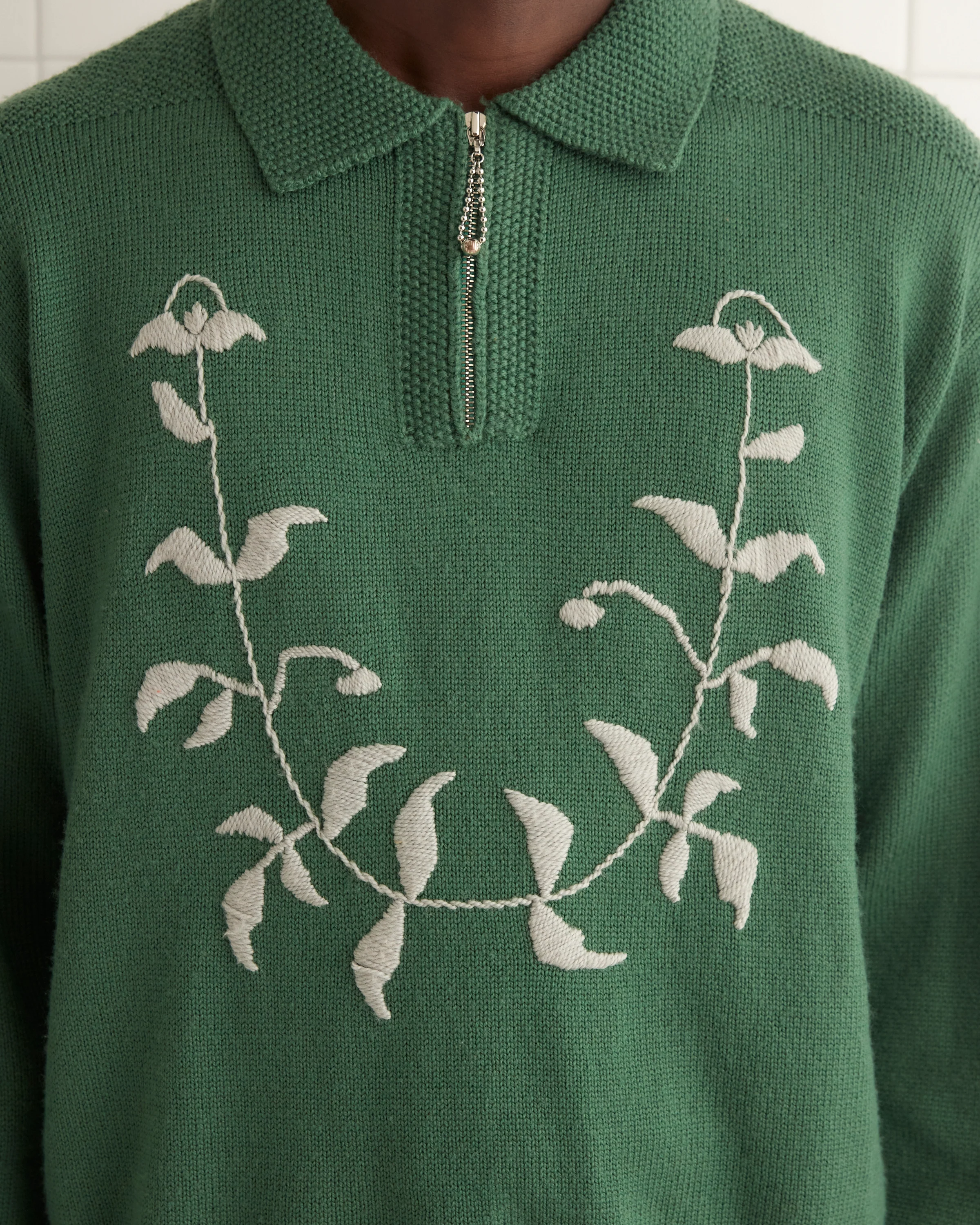 Floret Pullover - Green - Image 2