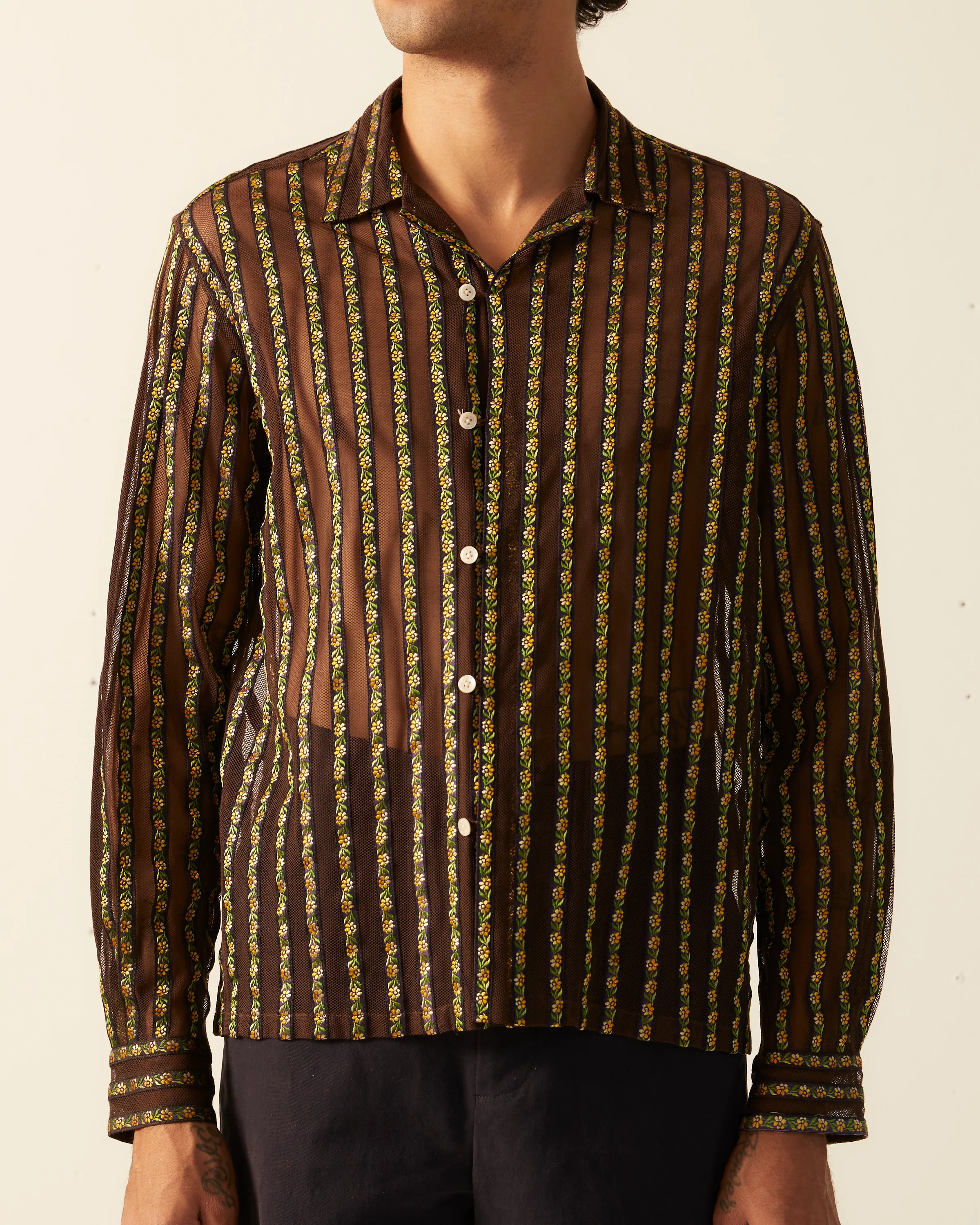 Floret Ribbon Long Sleeve Shirt - Image 3