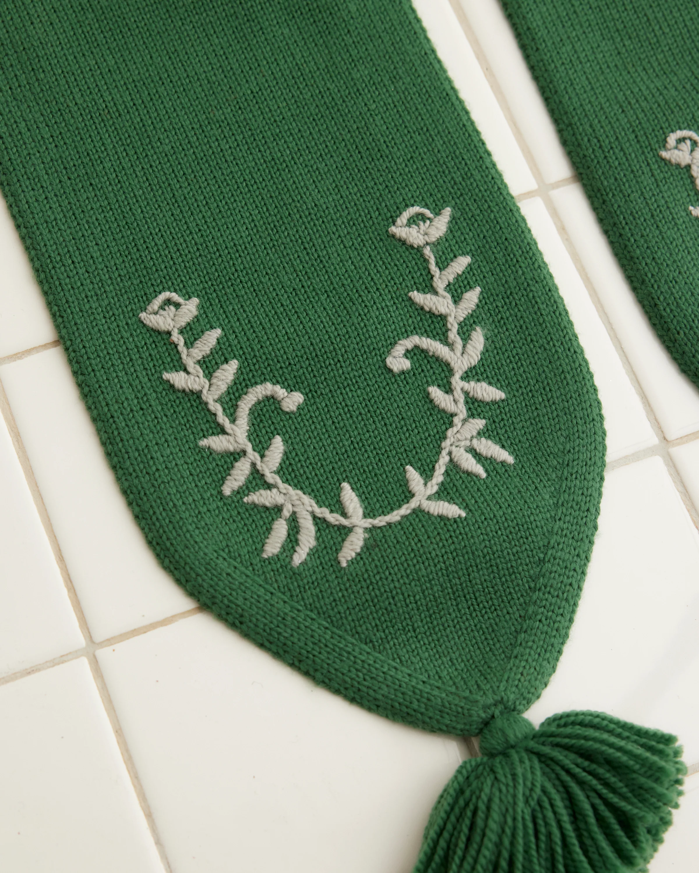 Floret Scarf - Green - Image 2