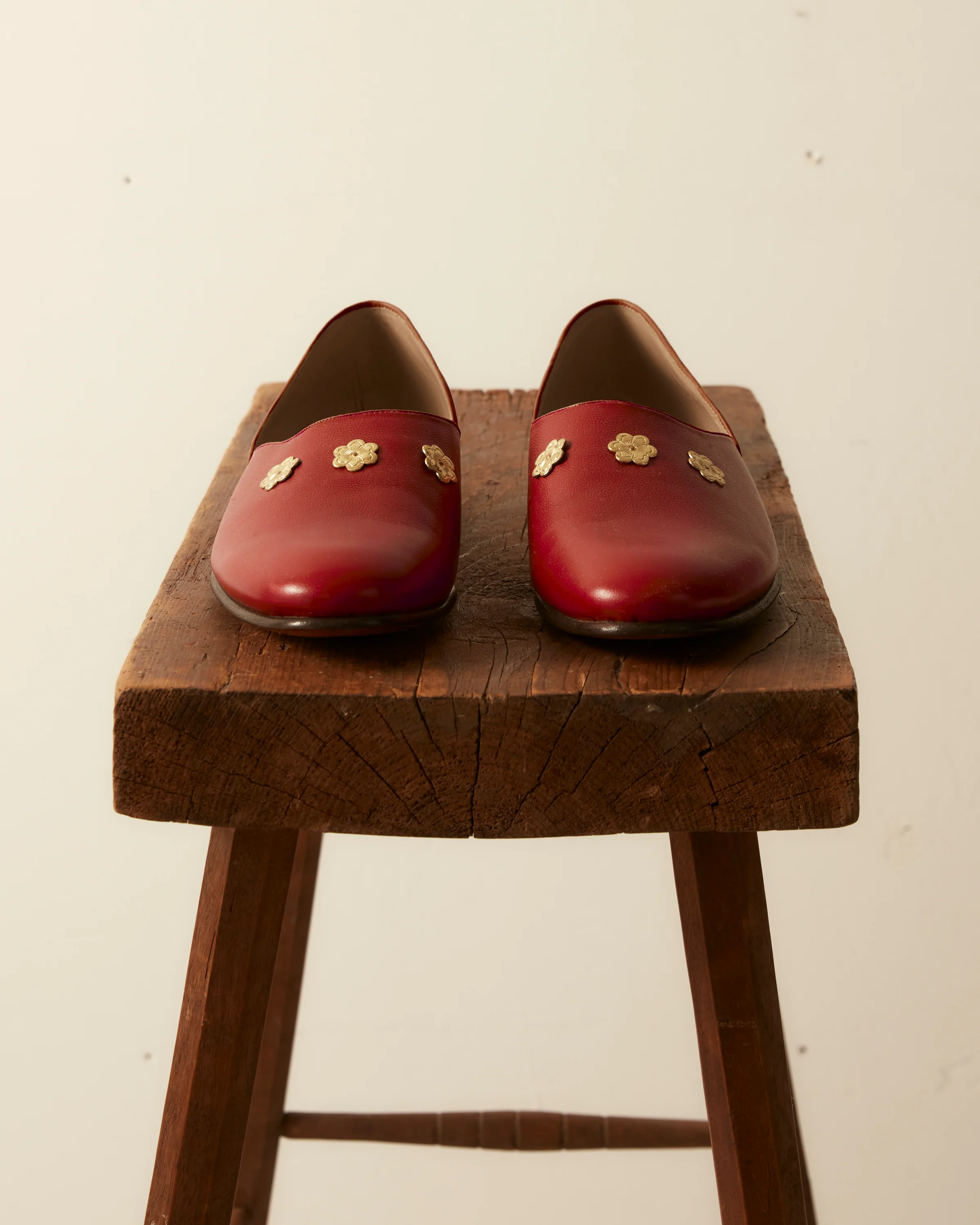 Flower Appenzeller House Shoes - Red - Image 3