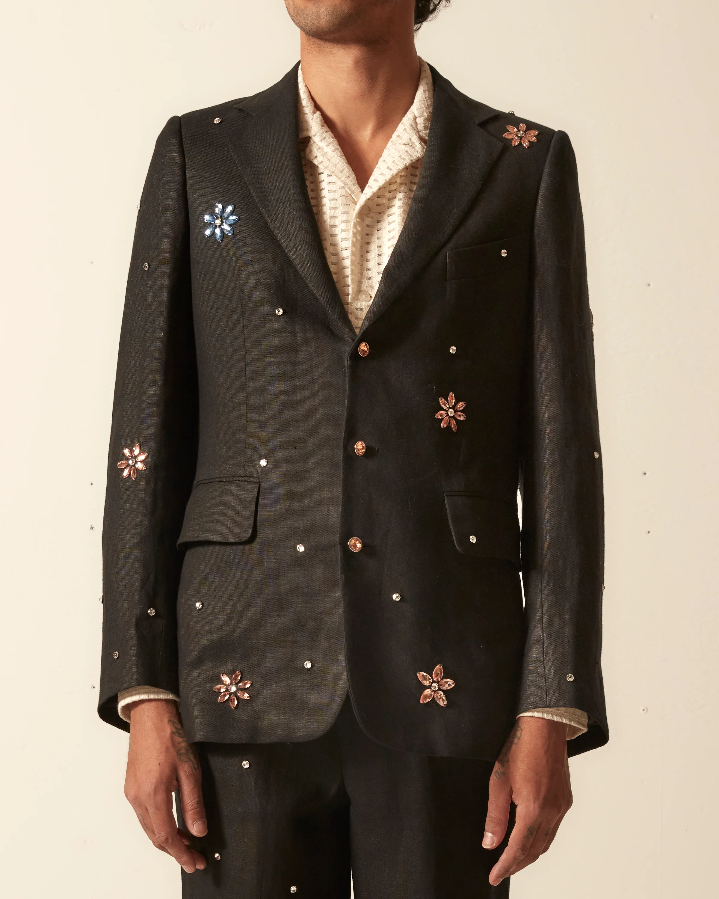 Flower Gem Suit Jacket - Image 2