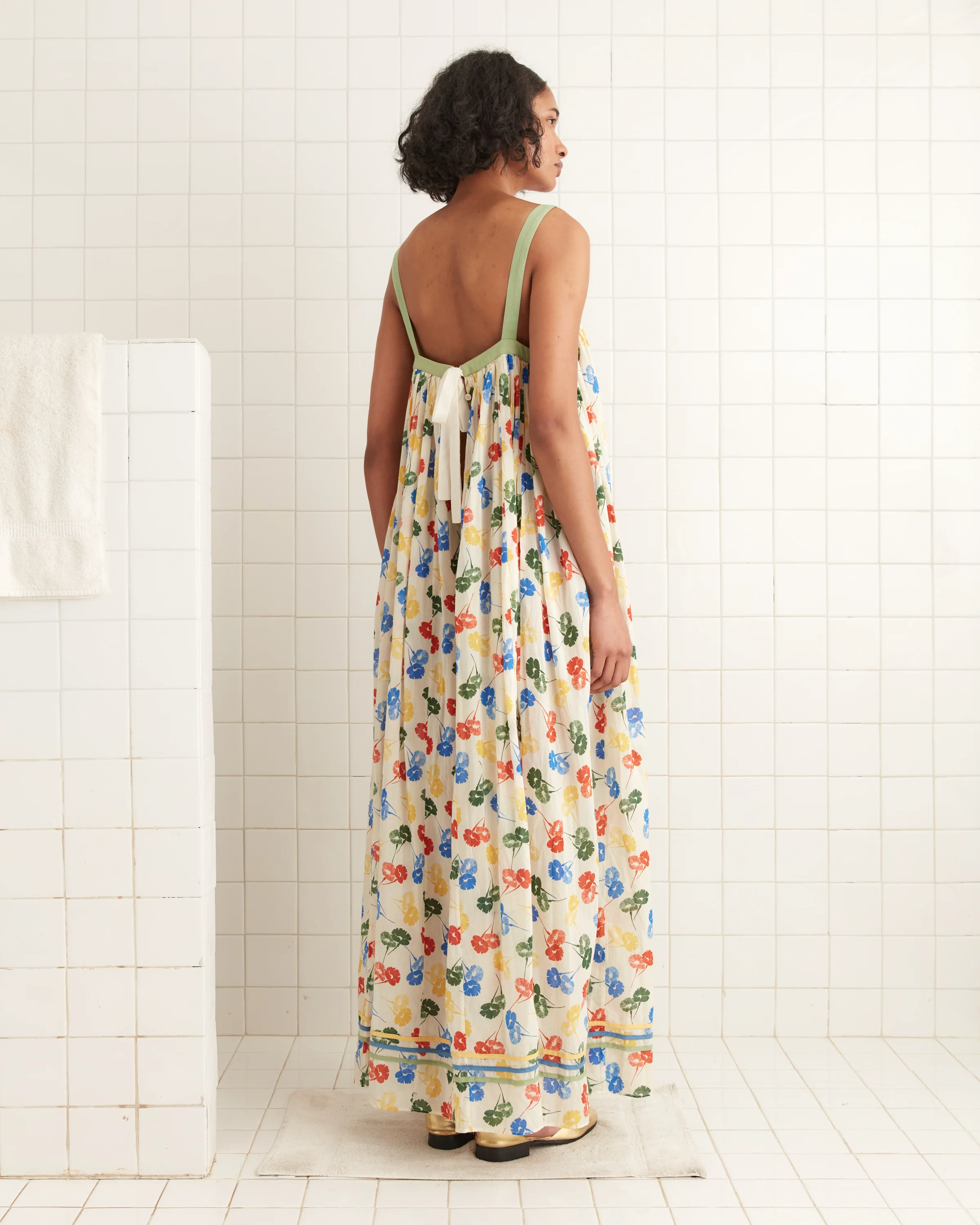 Flower Stamp Dress - Image 3