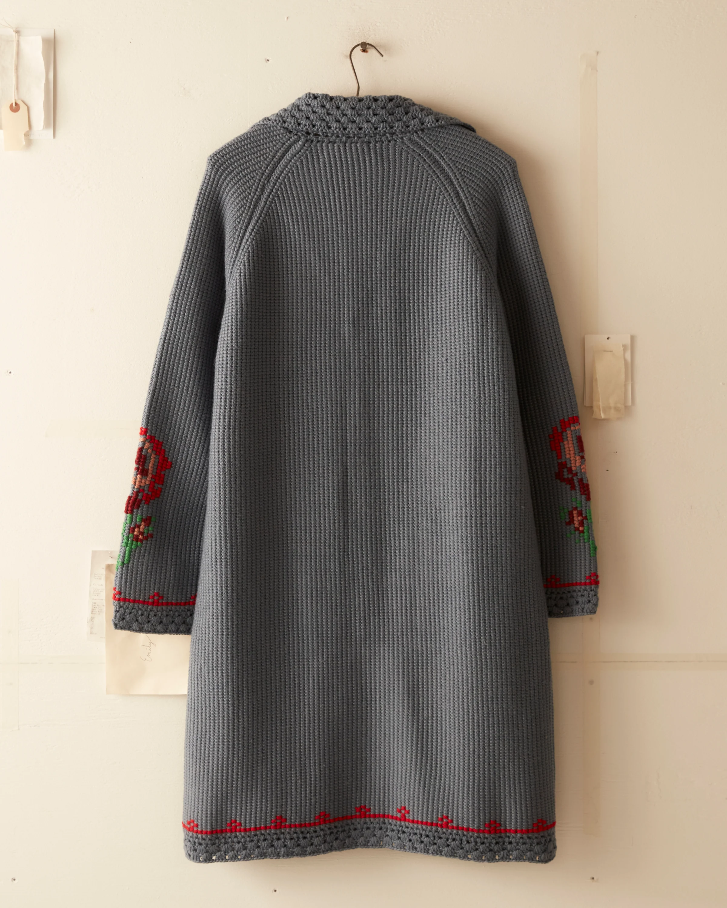 Fleur Cross Stitch Cardigan - Image 3