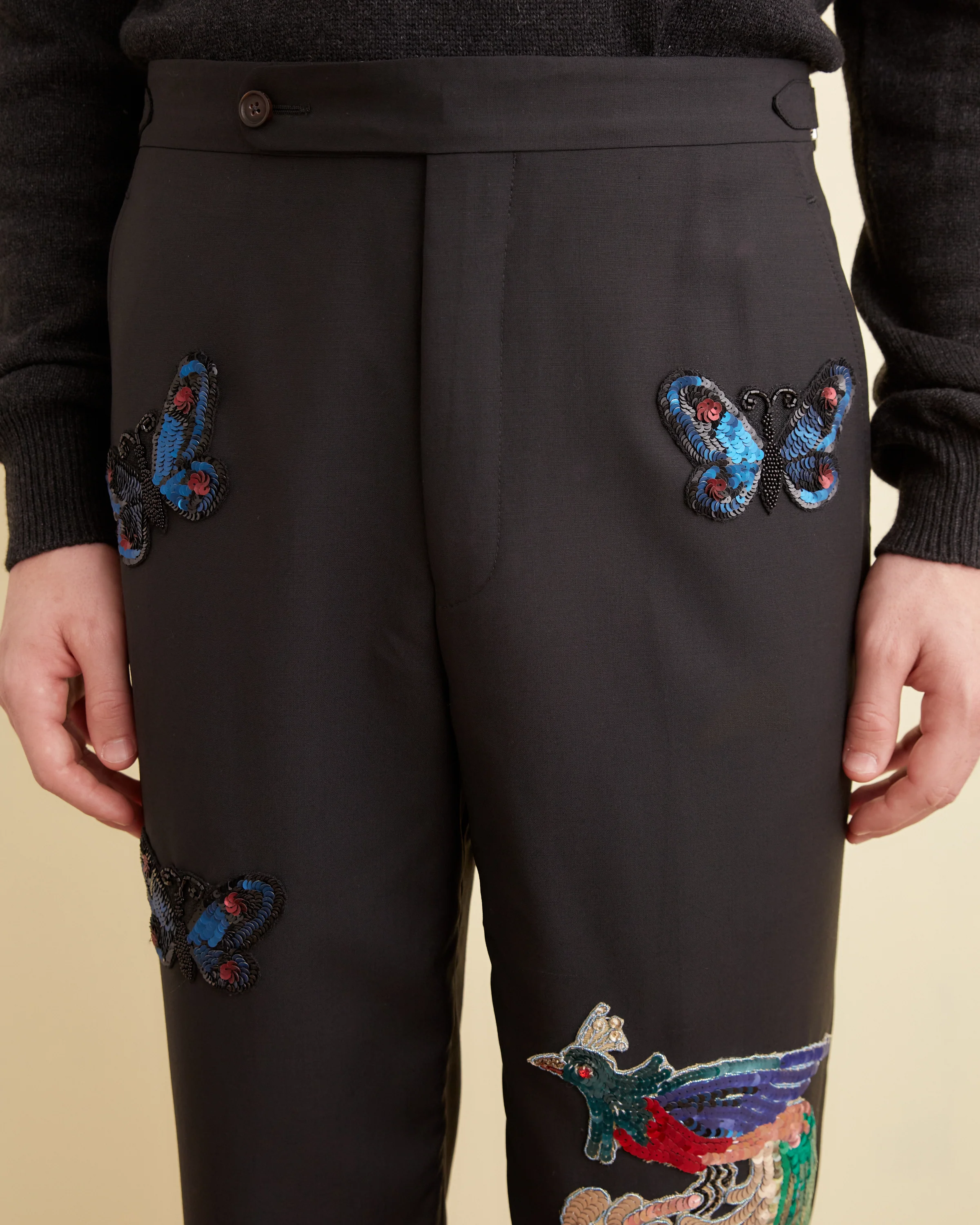 Flying Fauna Tuxedo Trousers - Image 3