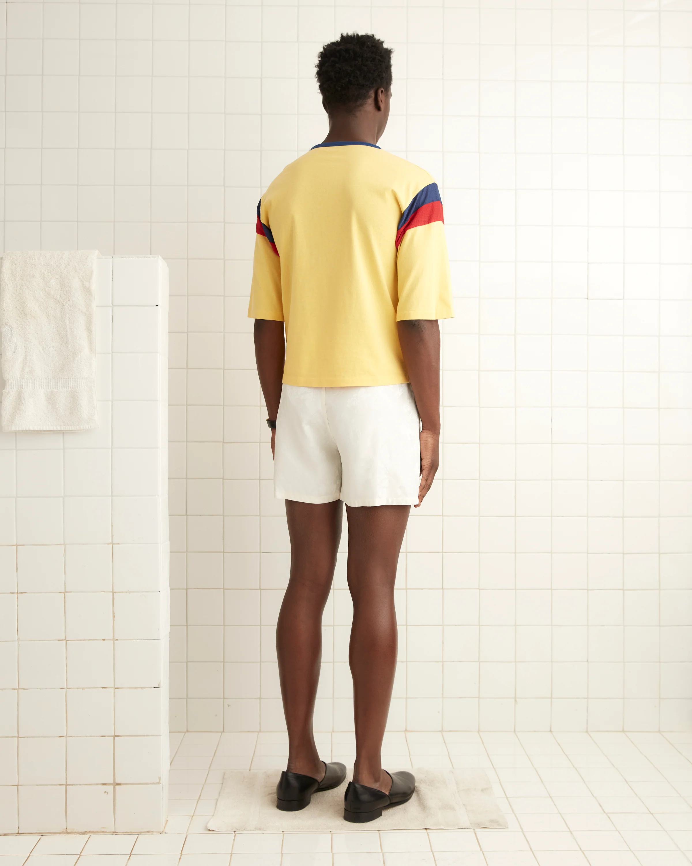 Football Jacquard Boxers - Cream - Image 4