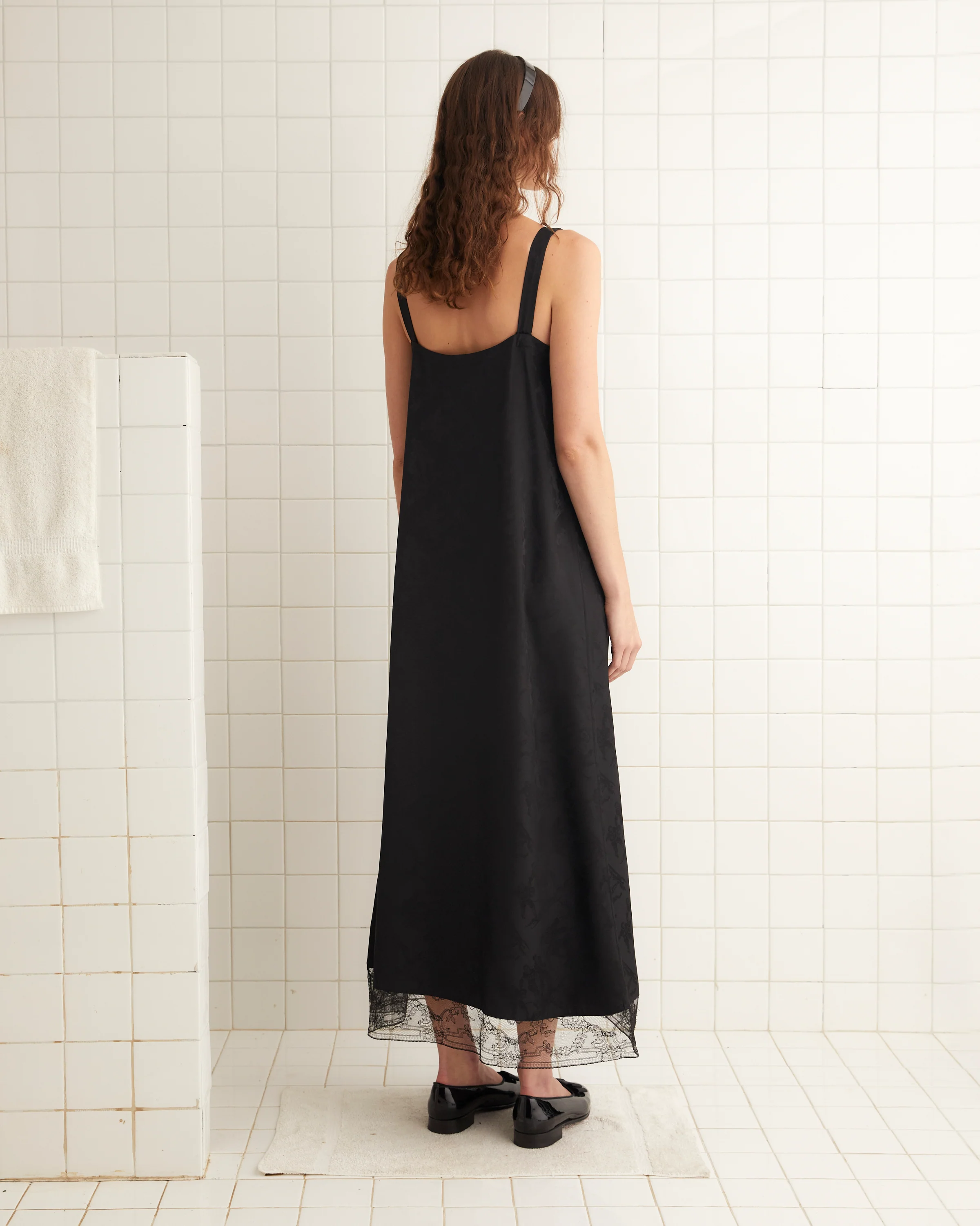 Football Jacquard Column Gown - Image 3