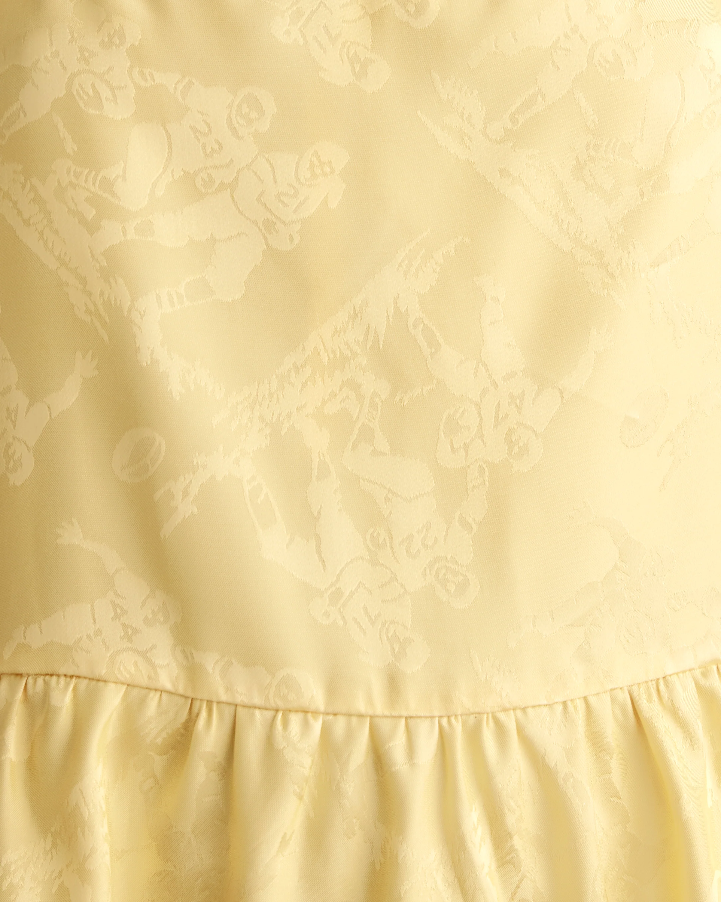 Football Jacquard Jumpsuit - Yellow - Image 4