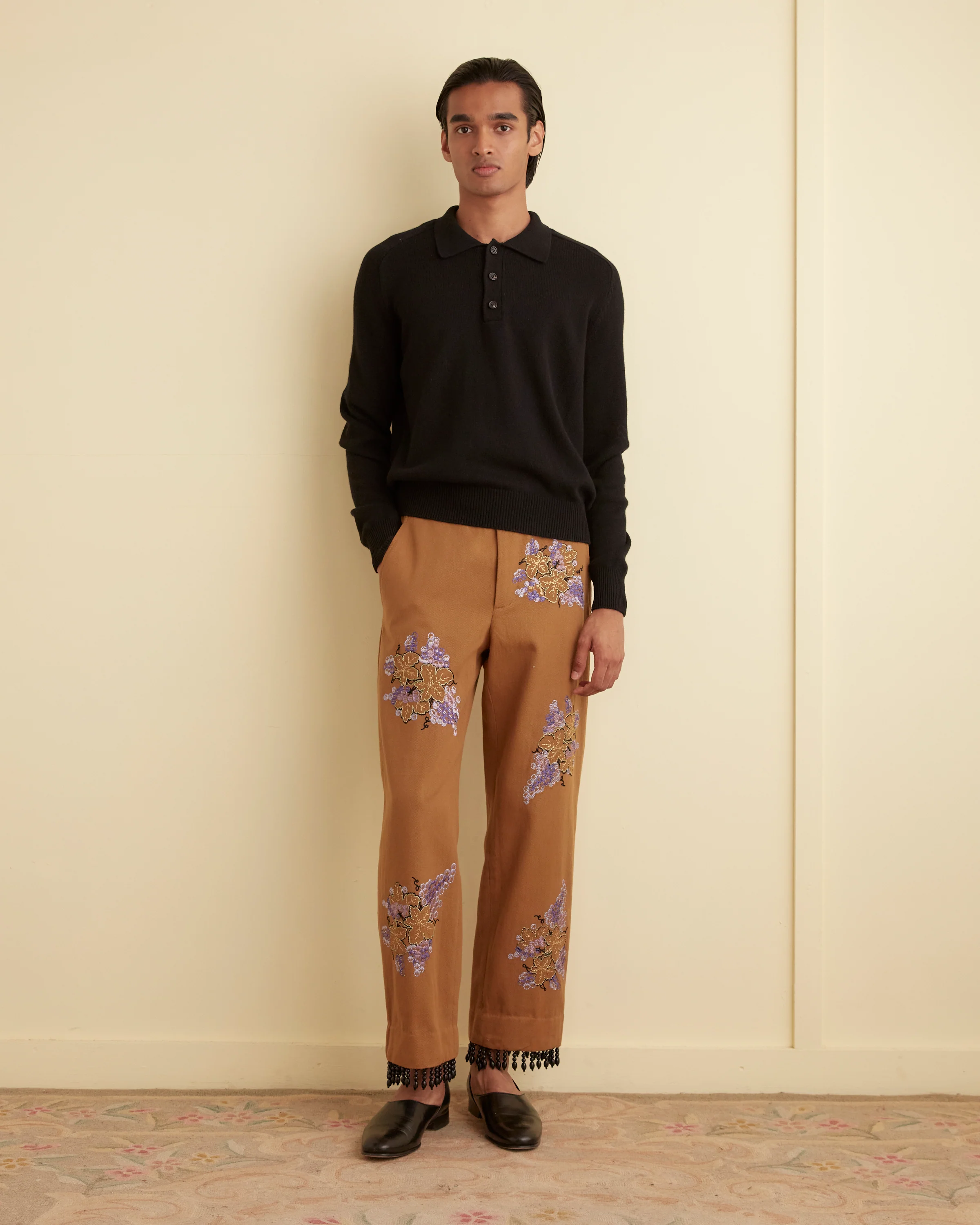 Fringed Autumn Royal Trousers - Image 2