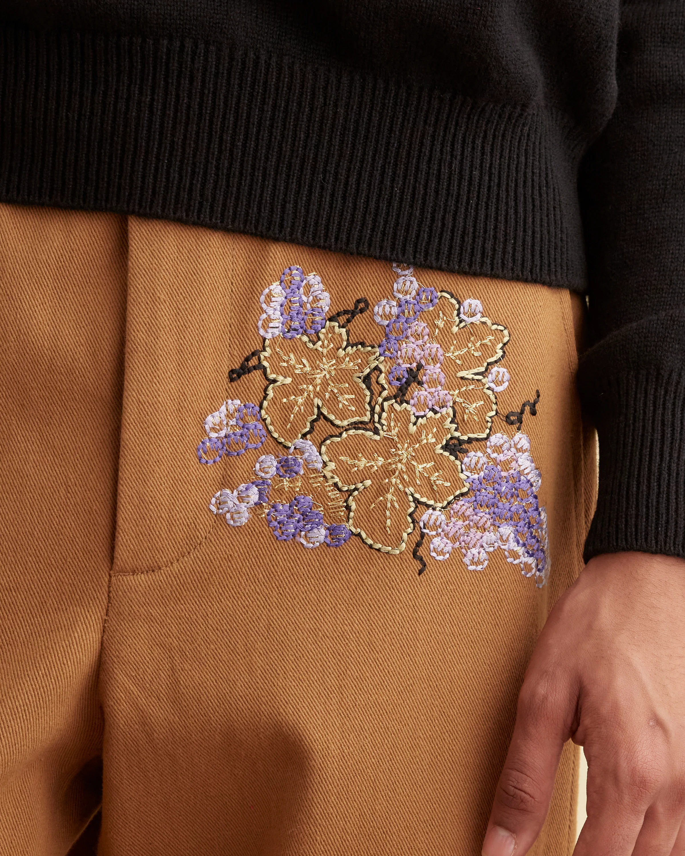 Fringed Autumn Royal Trousers - Image 3