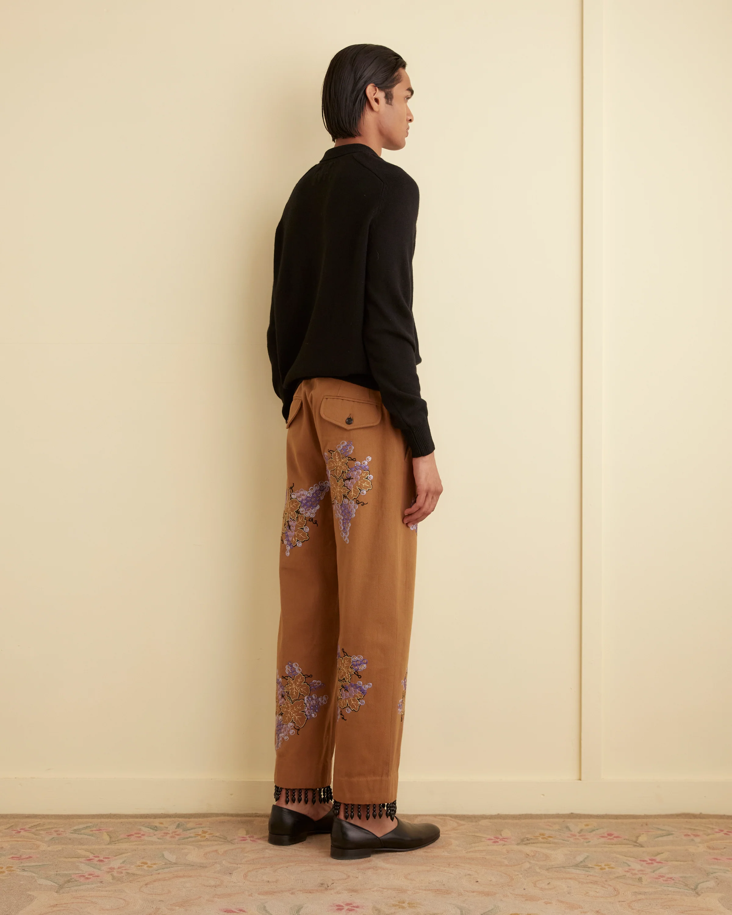 Fringed Autumn Royal Trousers - Image 4