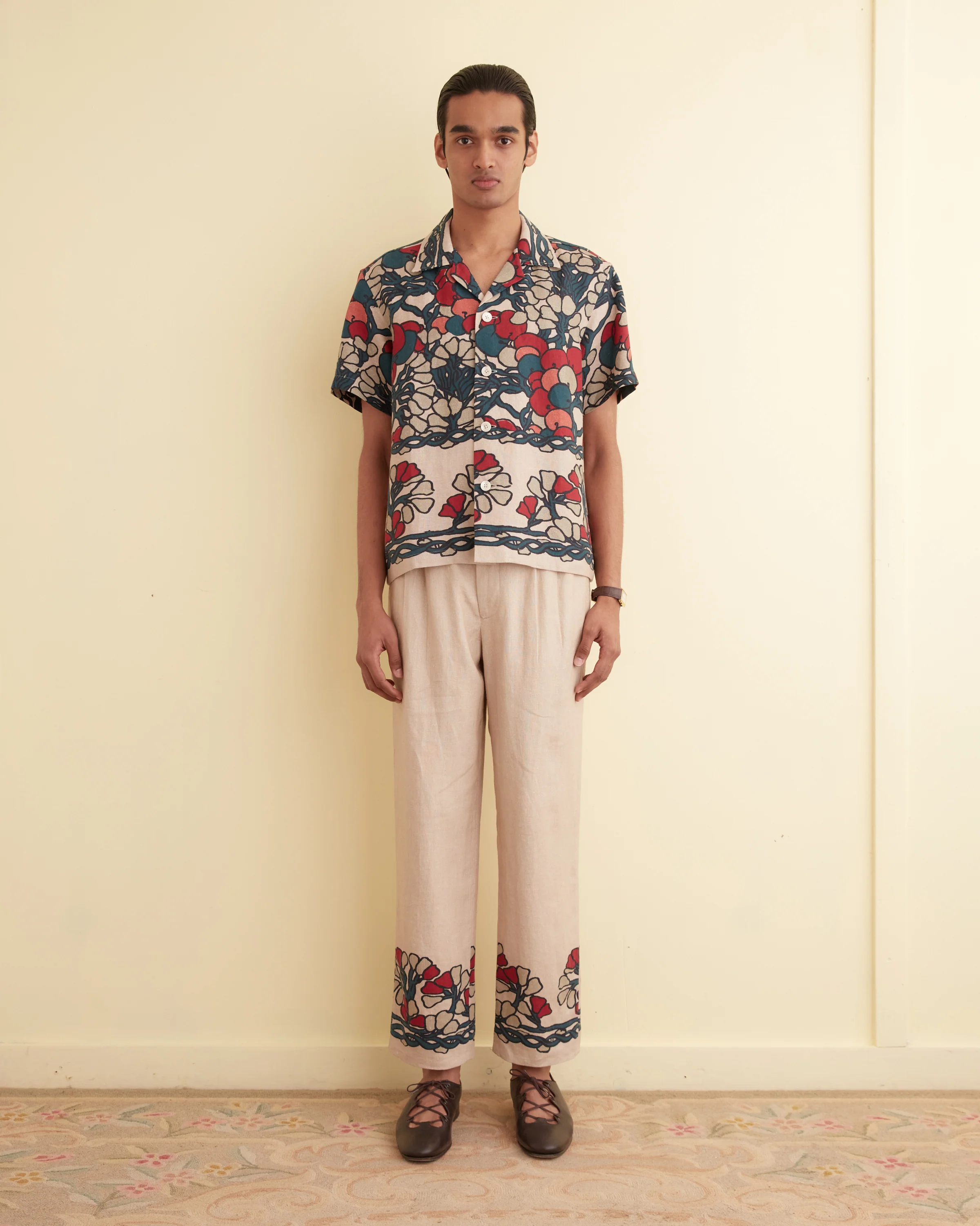 Garden Lattice Short Sleeve Shirt - Image 2