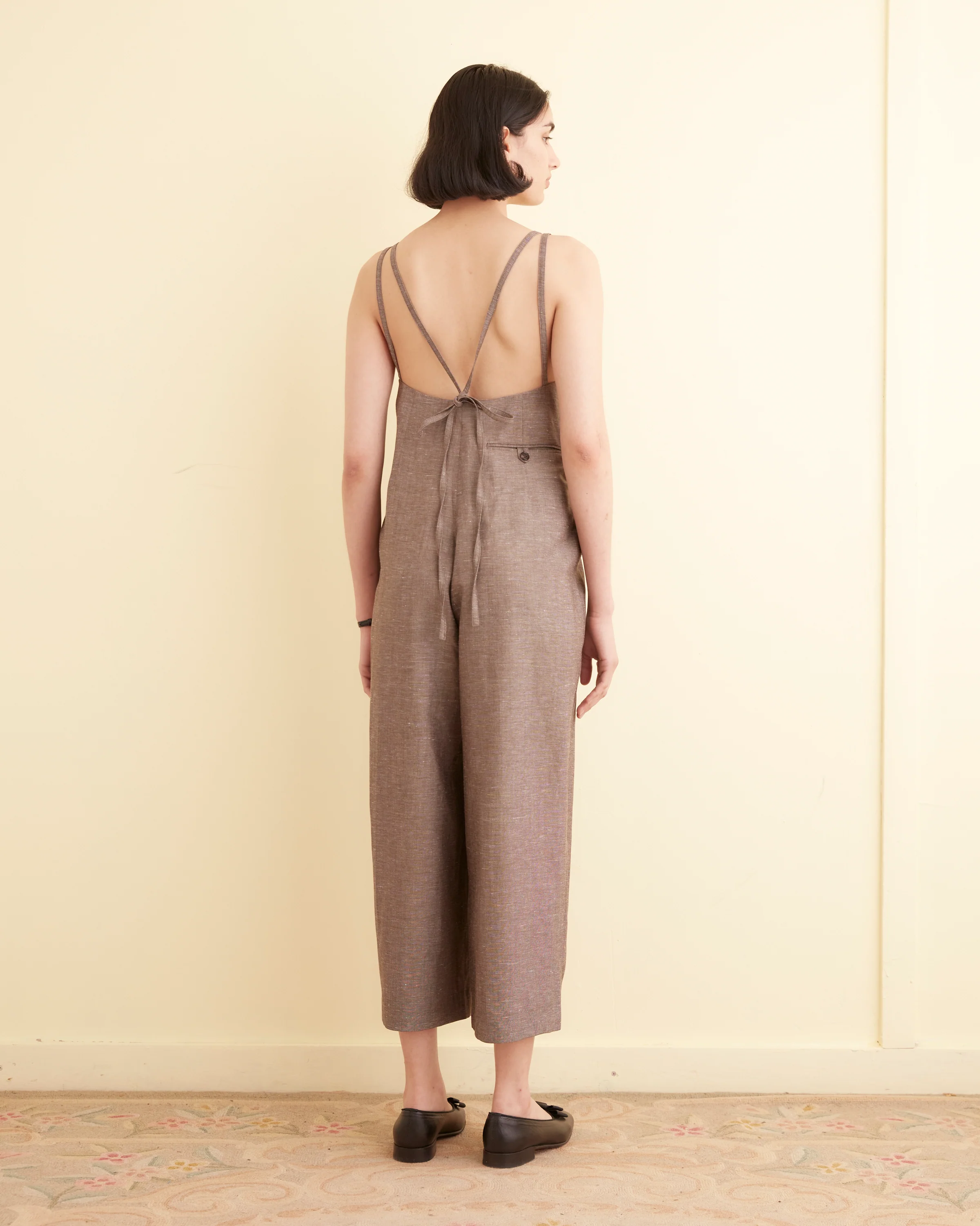 Gardner Jumpsuit - Brown - Image 3