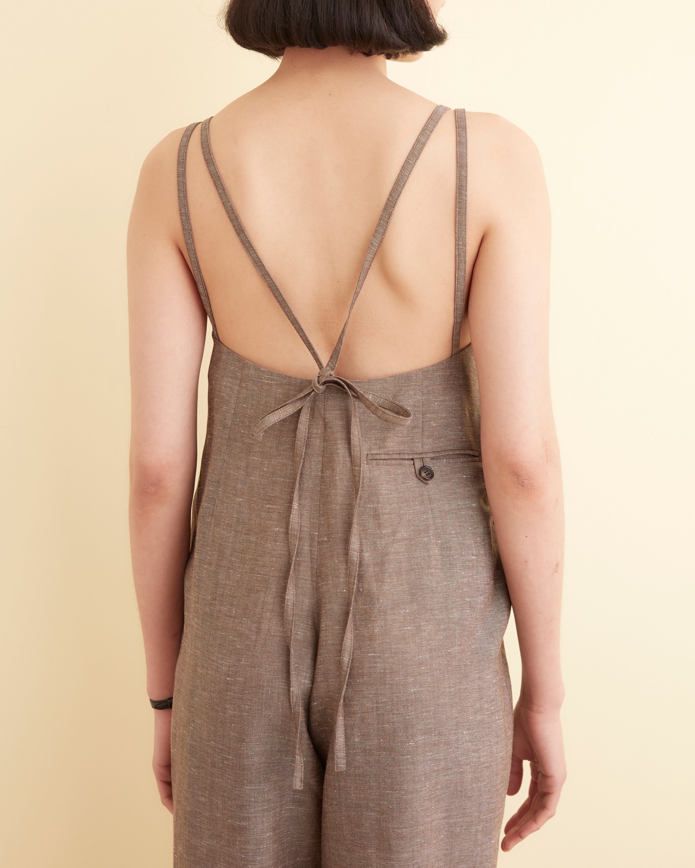 Gardner Jumpsuit - Brown - Image 4