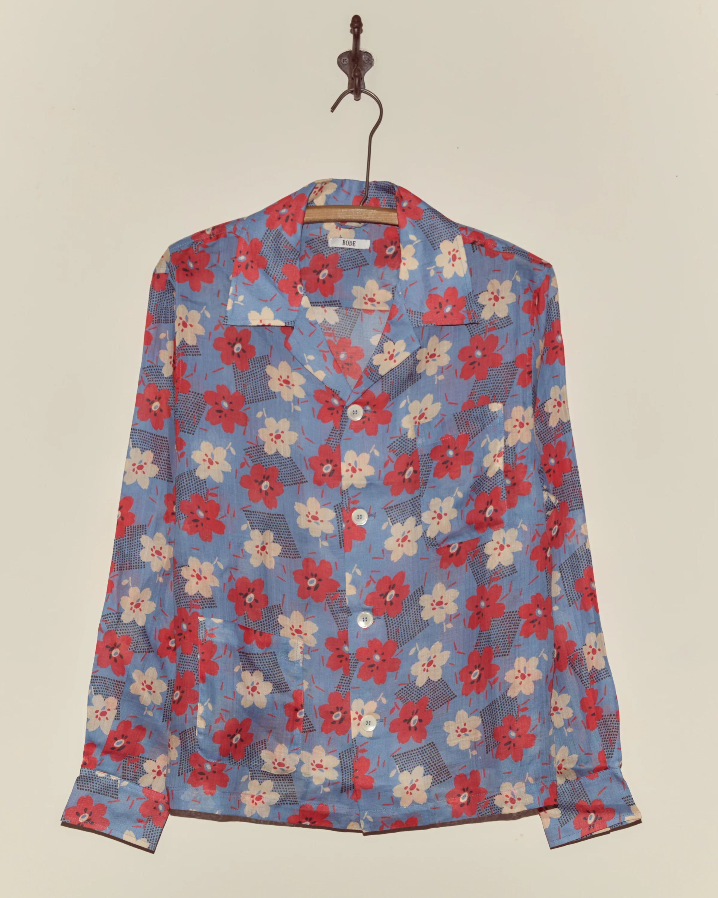 Geo Poppy Long Sleeve Shirt