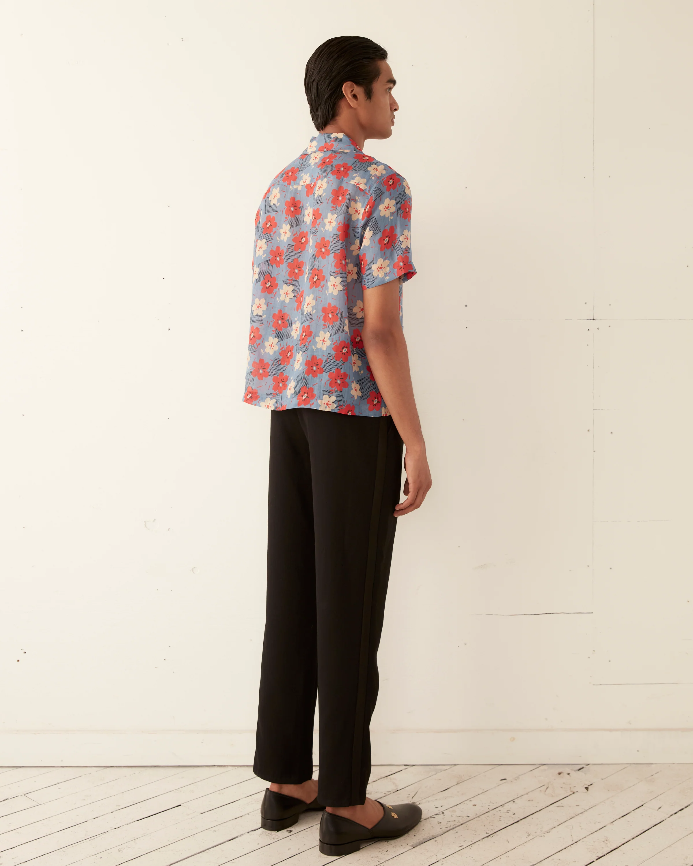Geo Poppy Short Sleeve Shirt - Image 4