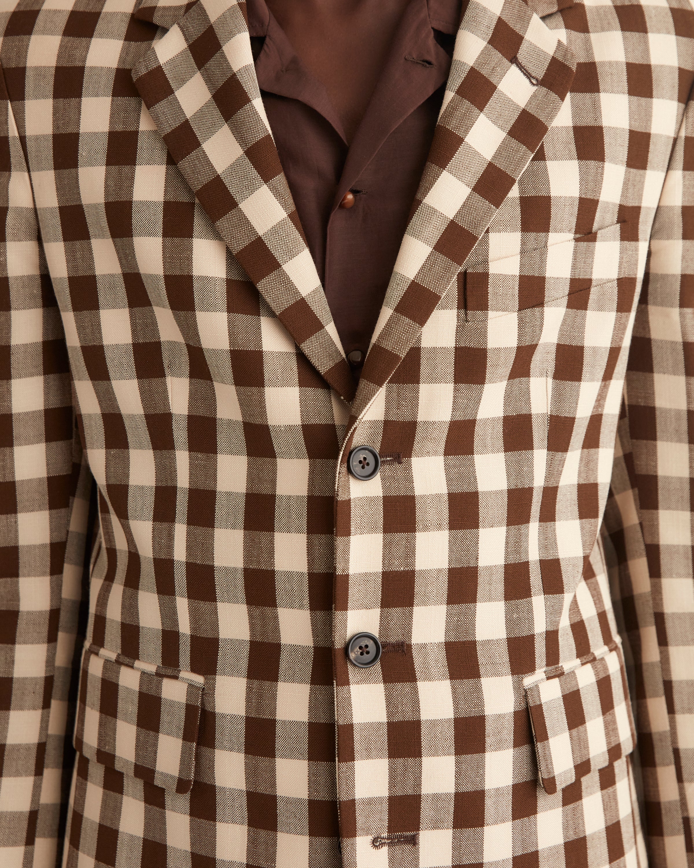 Gilbert Check Single-Breasted Suit Jacket - Image 2