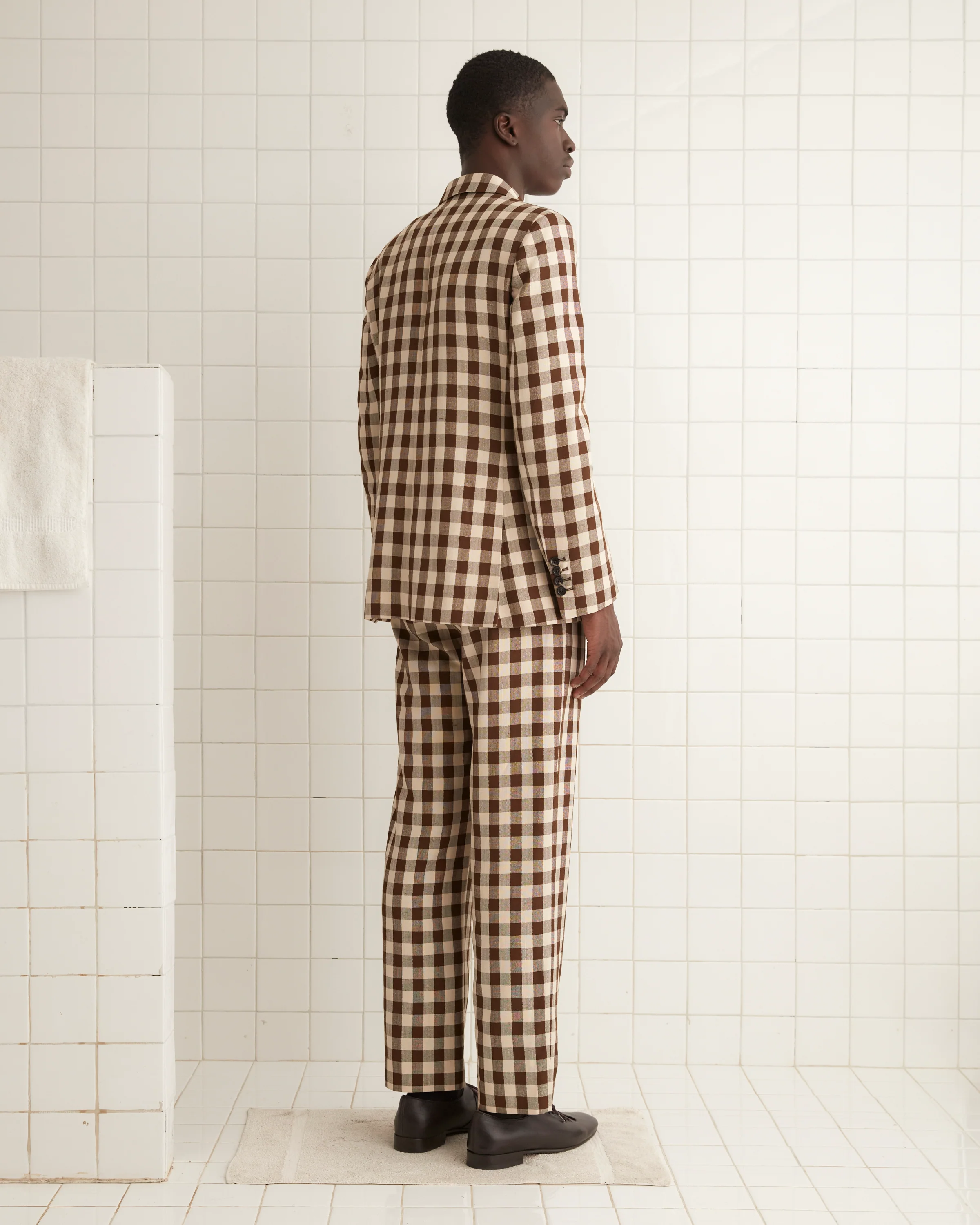 Gilbert Check Single-Breasted Suit Jacket - Image 3