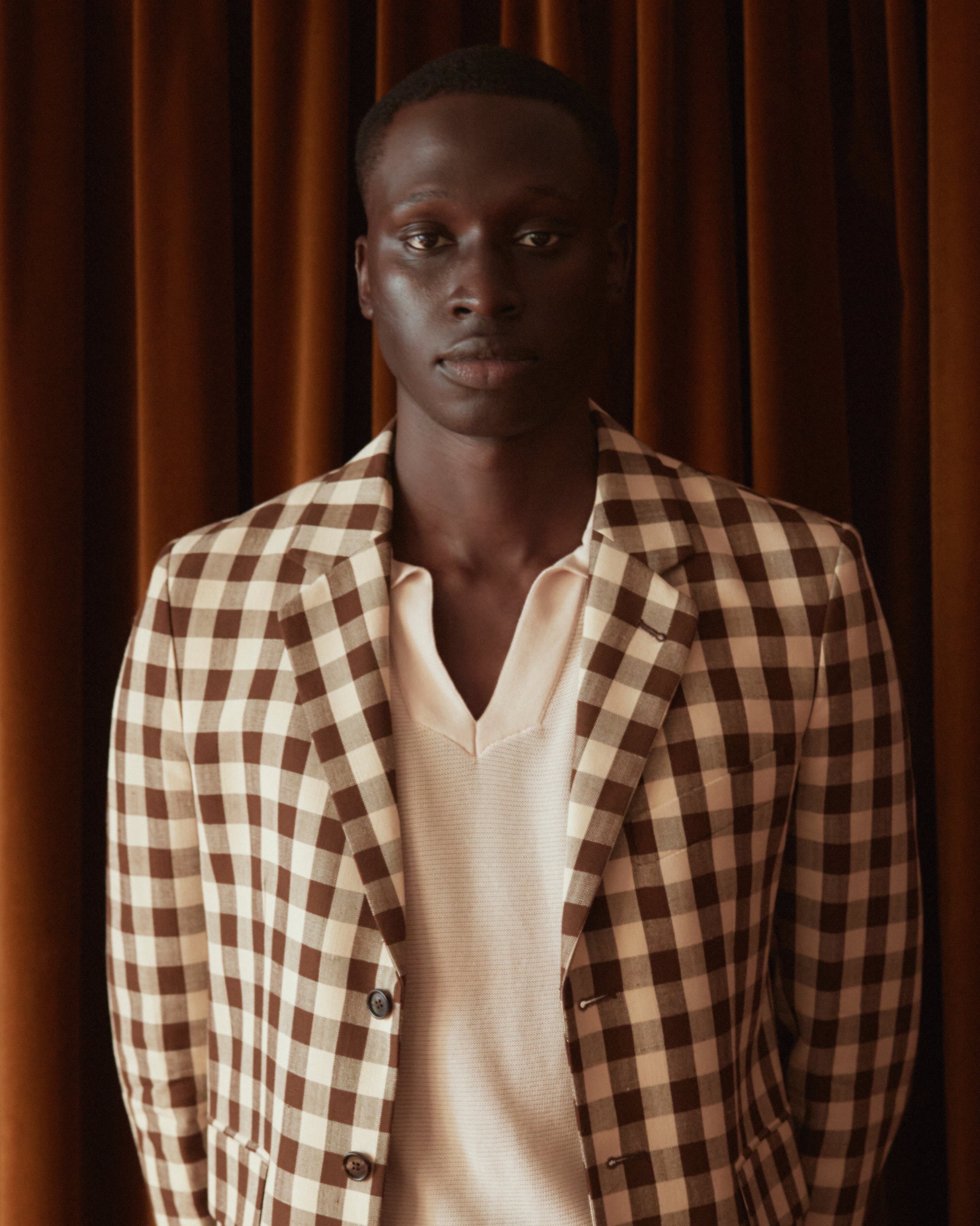 Gilbert Check Single-Breasted Suit Jacket - Image 4
