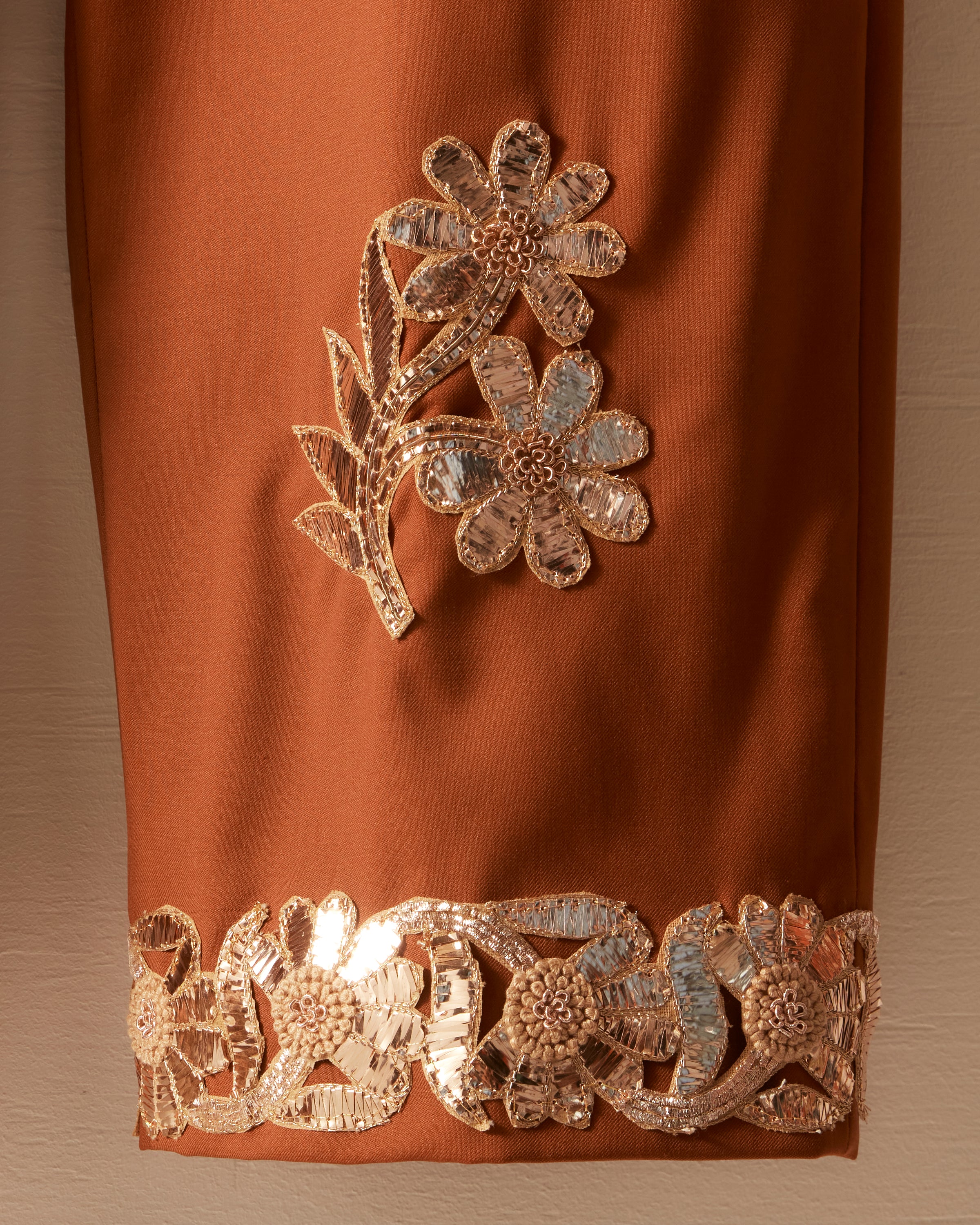 Gilded Floral Suiting Trouser - Image 4