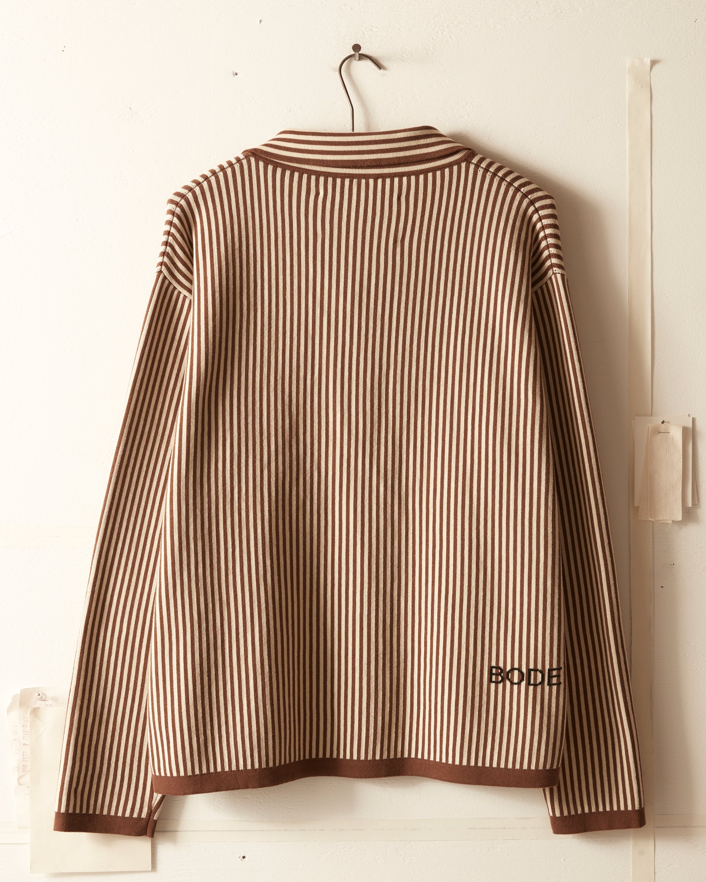 Hester Street Polo - Brown/Cream - Image 3