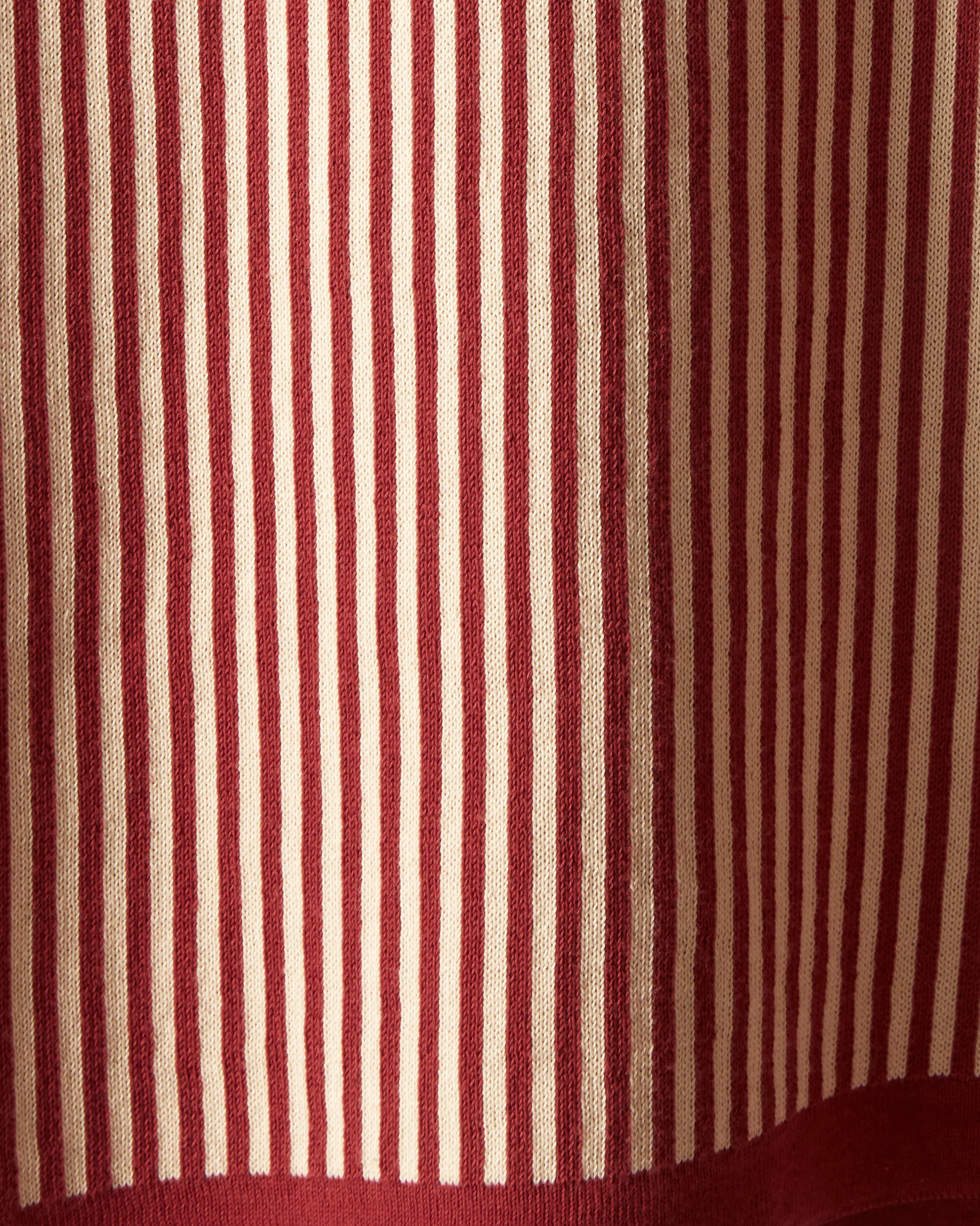 Hester Street Polo - Red/Cream - Image 3