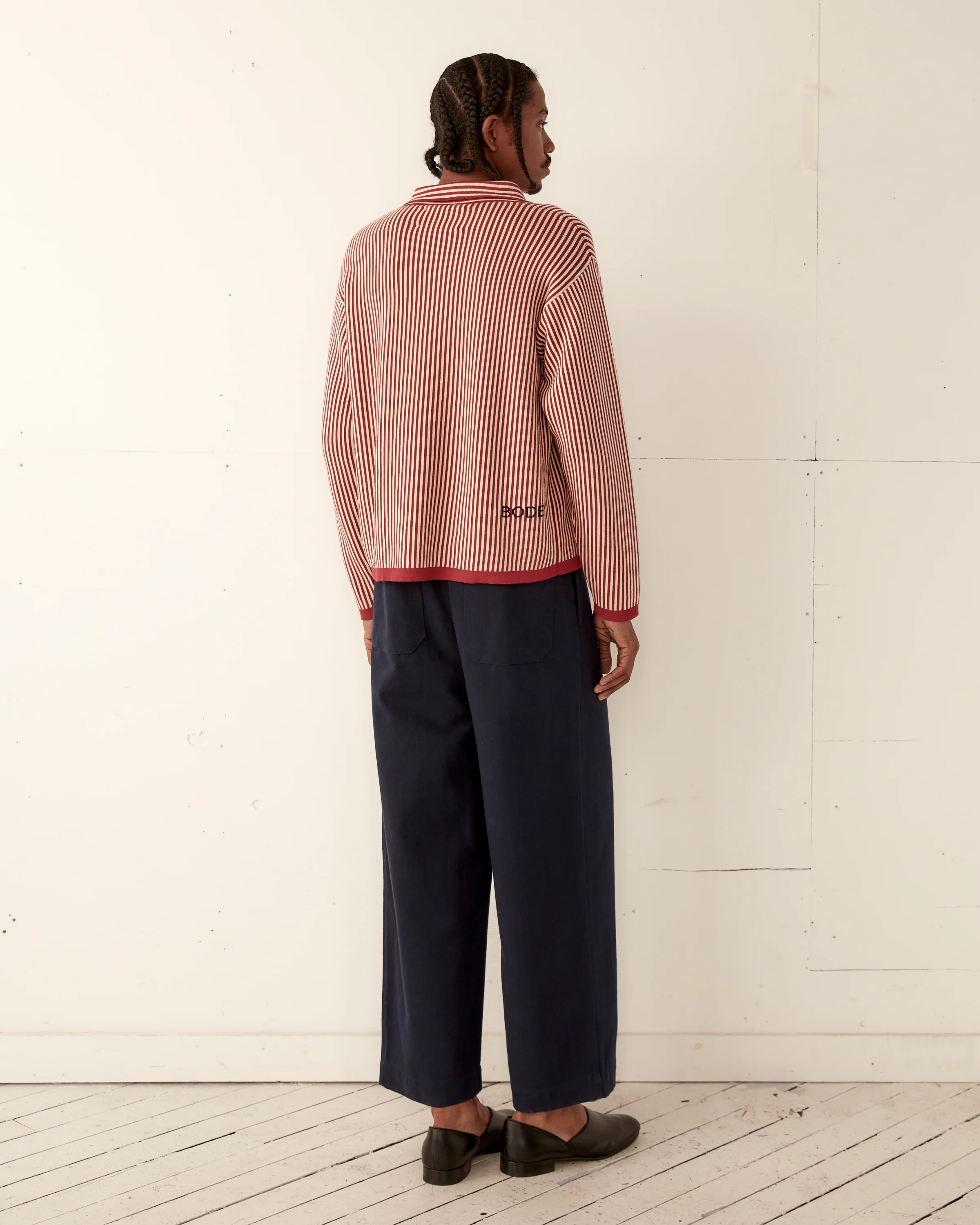 Hester Street Polo - Red/Cream - Image 4