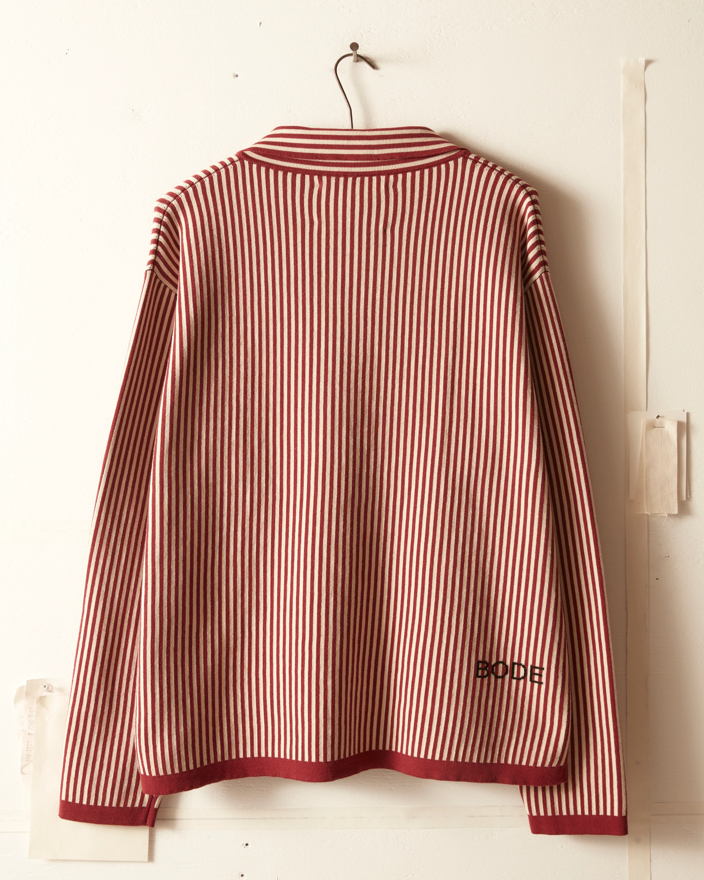 Hester Street Polo - Red/Cream - Image 5