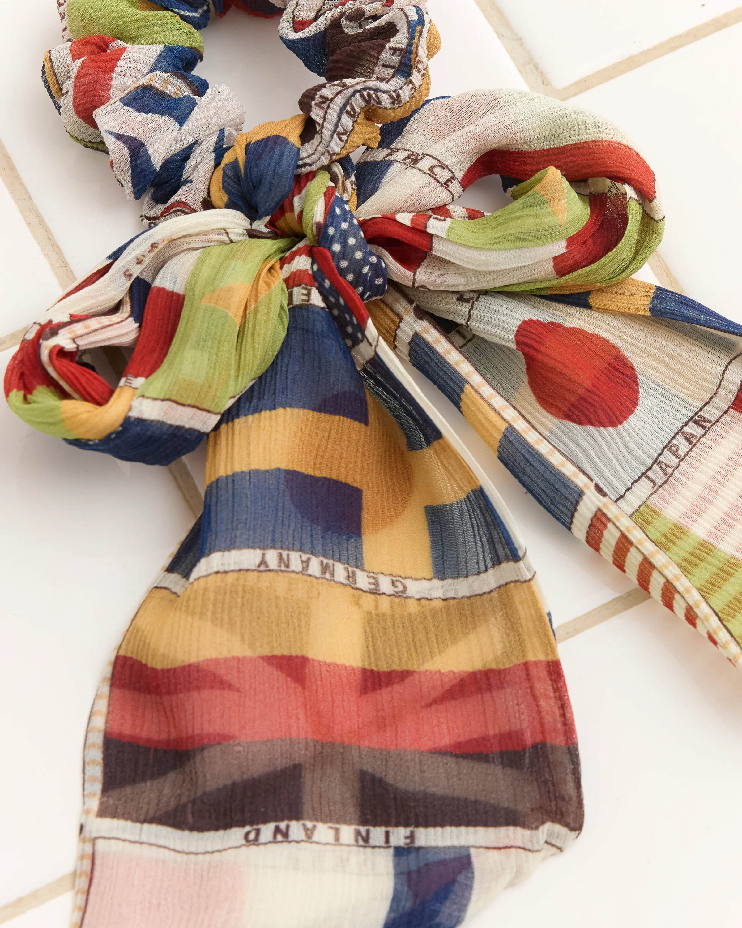 International Silk Scrunchie - Image 3