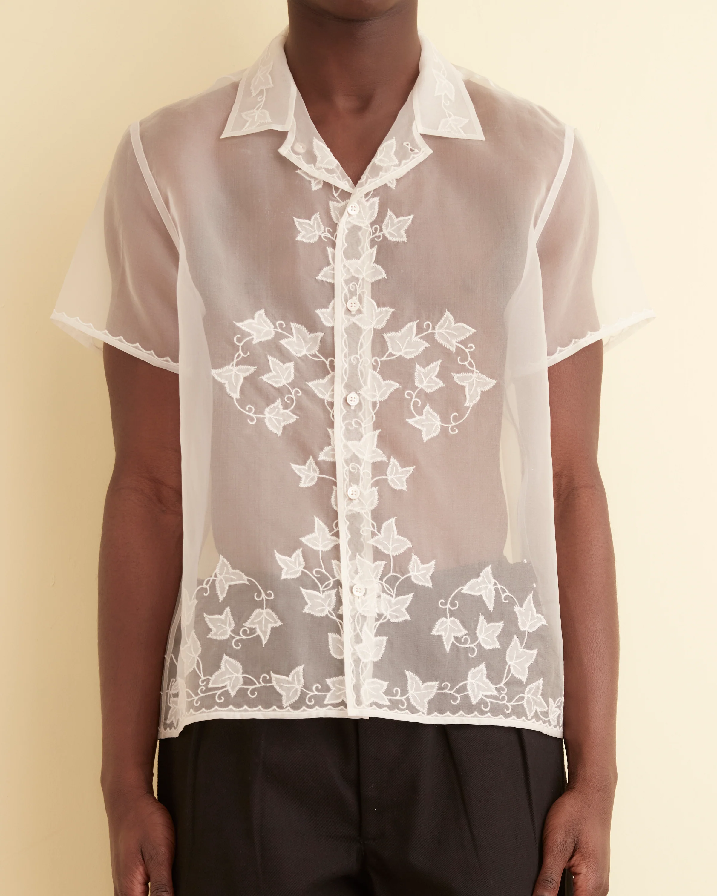 Ivy Appliqué Short Sleeve Shirt